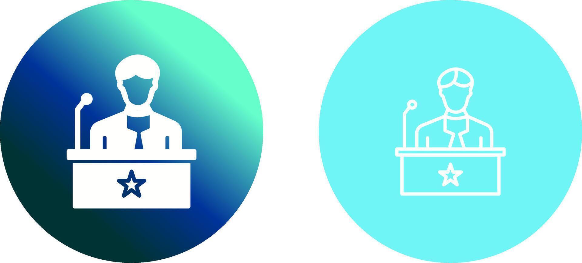 Candidate Icon Design vector