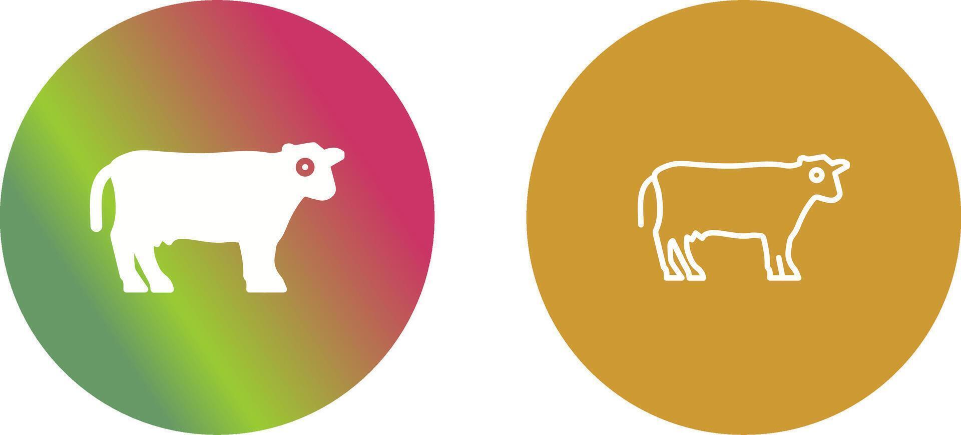 vacas icono diseño vector