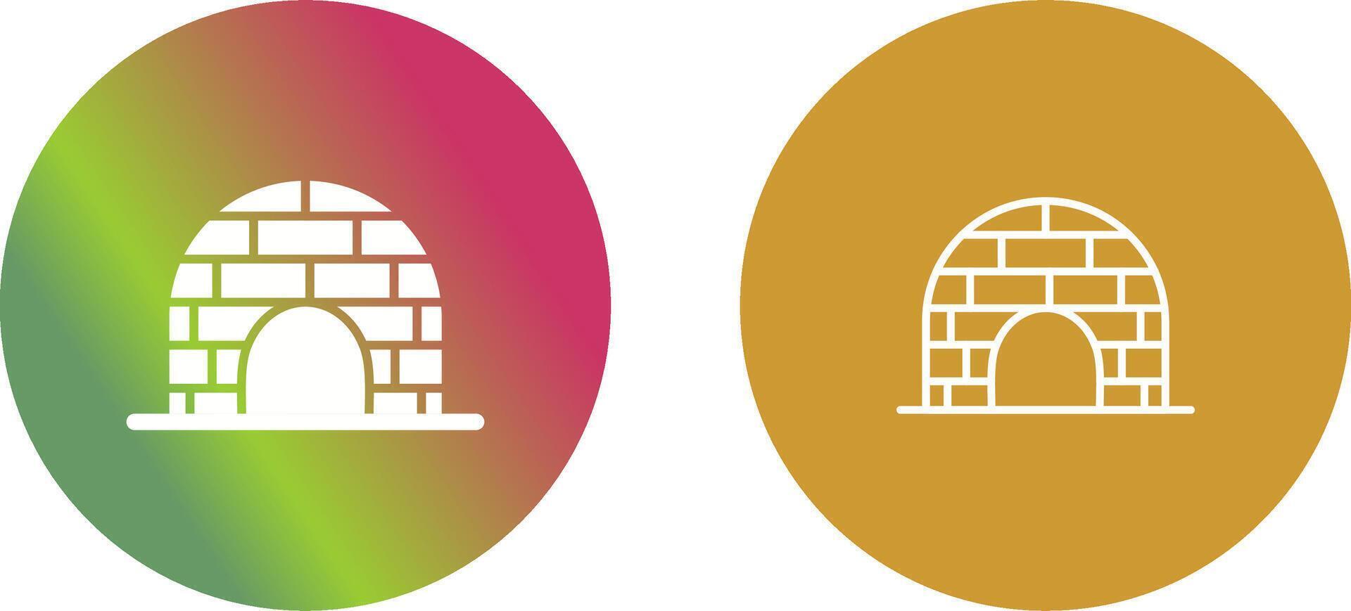 Igloo Icon Design vector