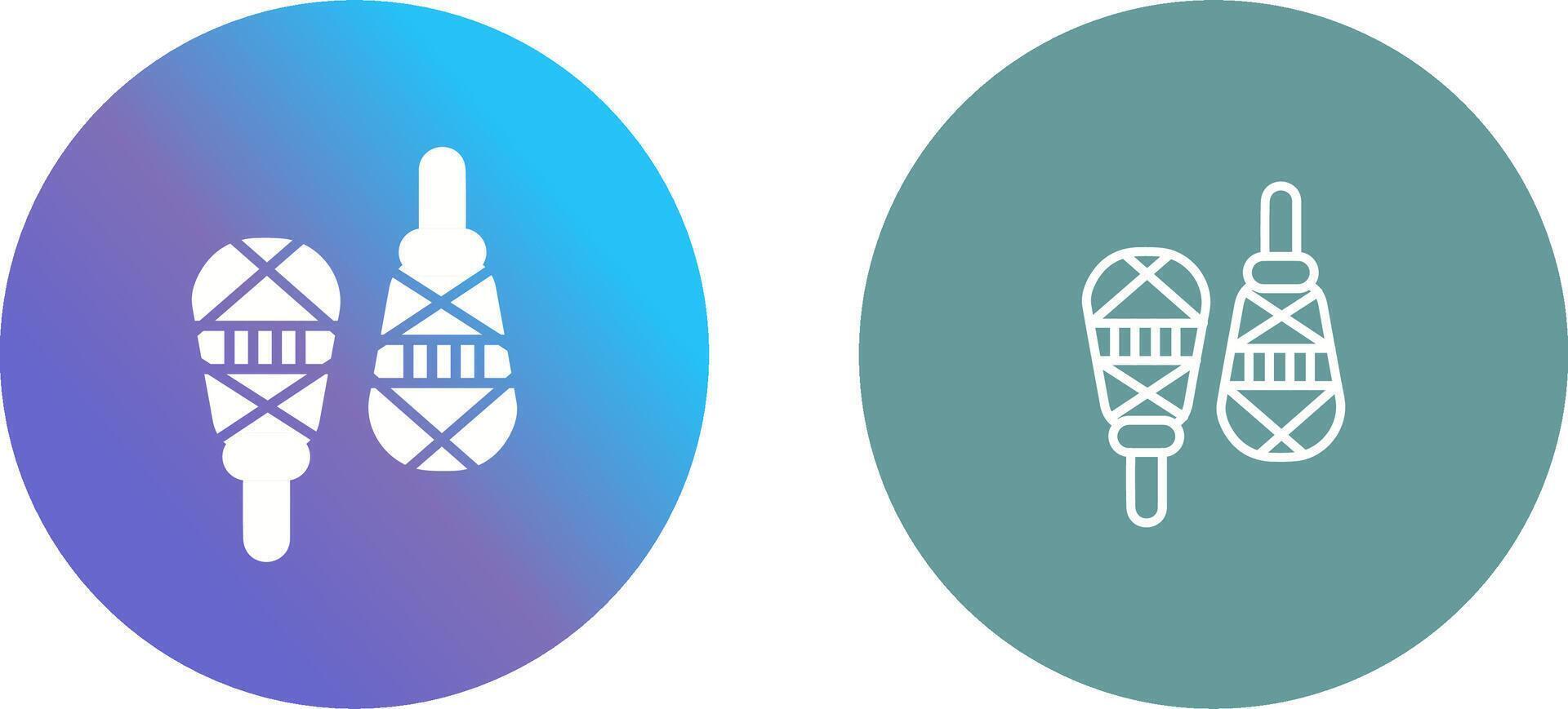 Snowshoes Icon Design vector