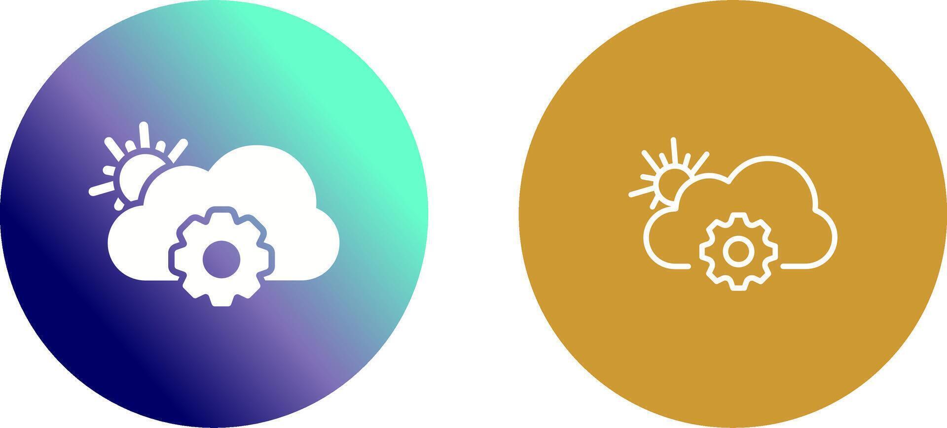 Forecast Icon Design vector