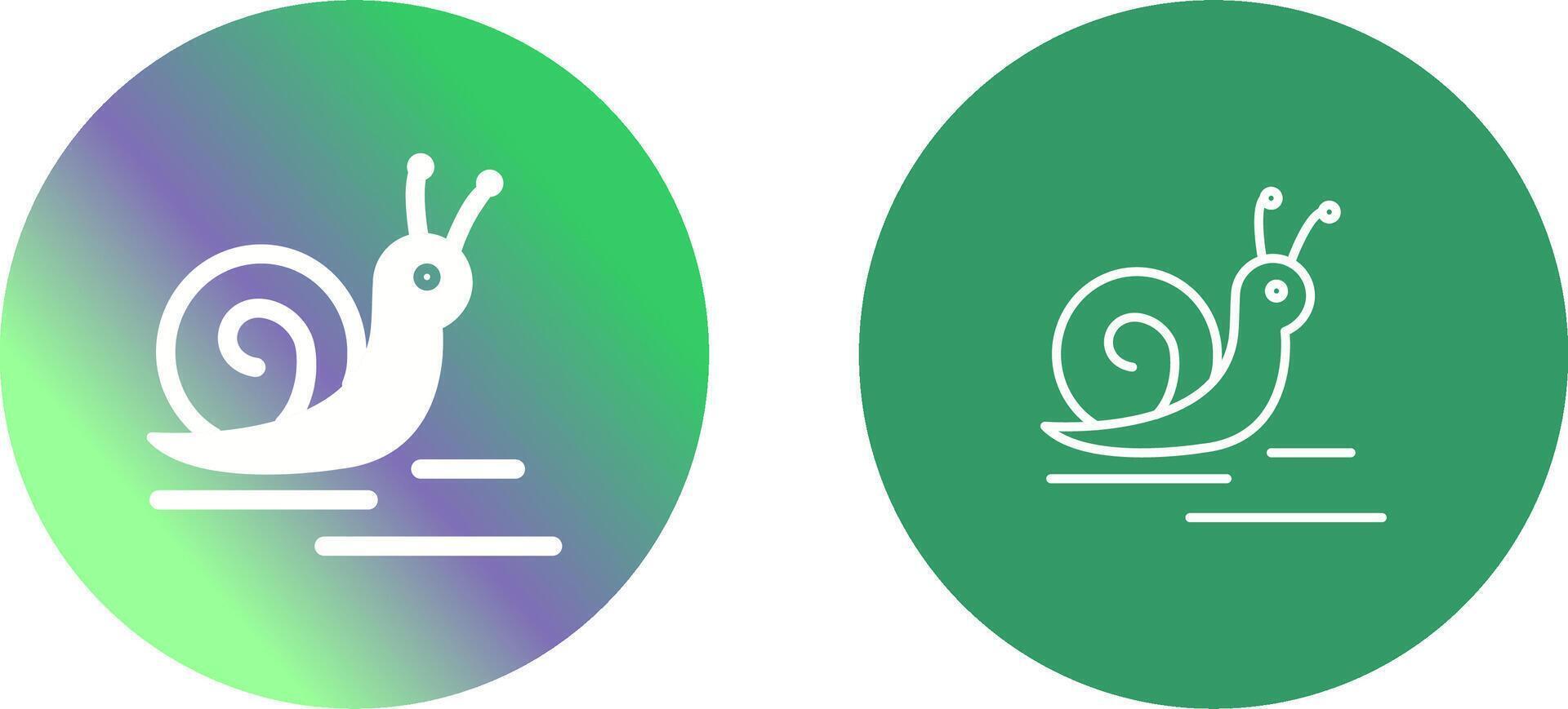 Snail Icon Design vector