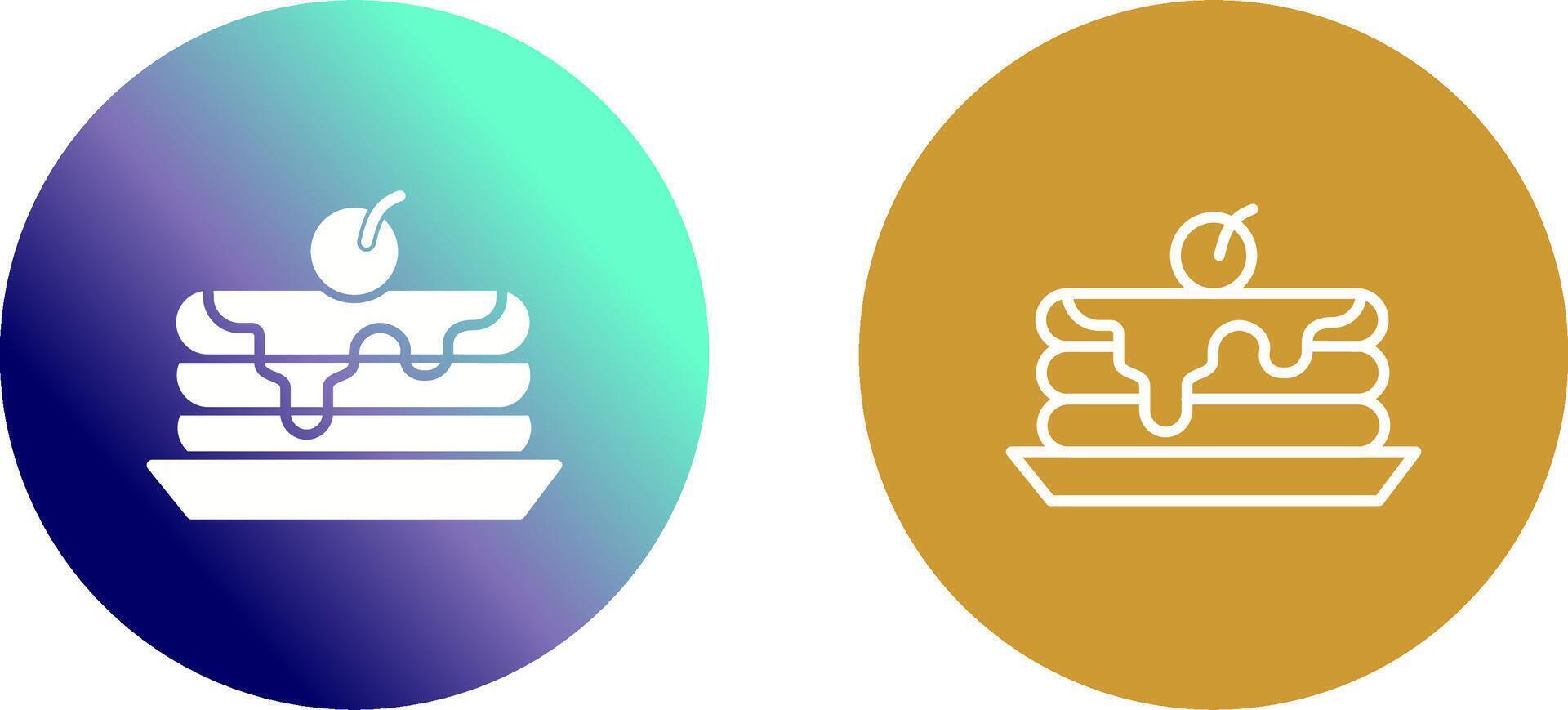 Pancake Icon Design vector