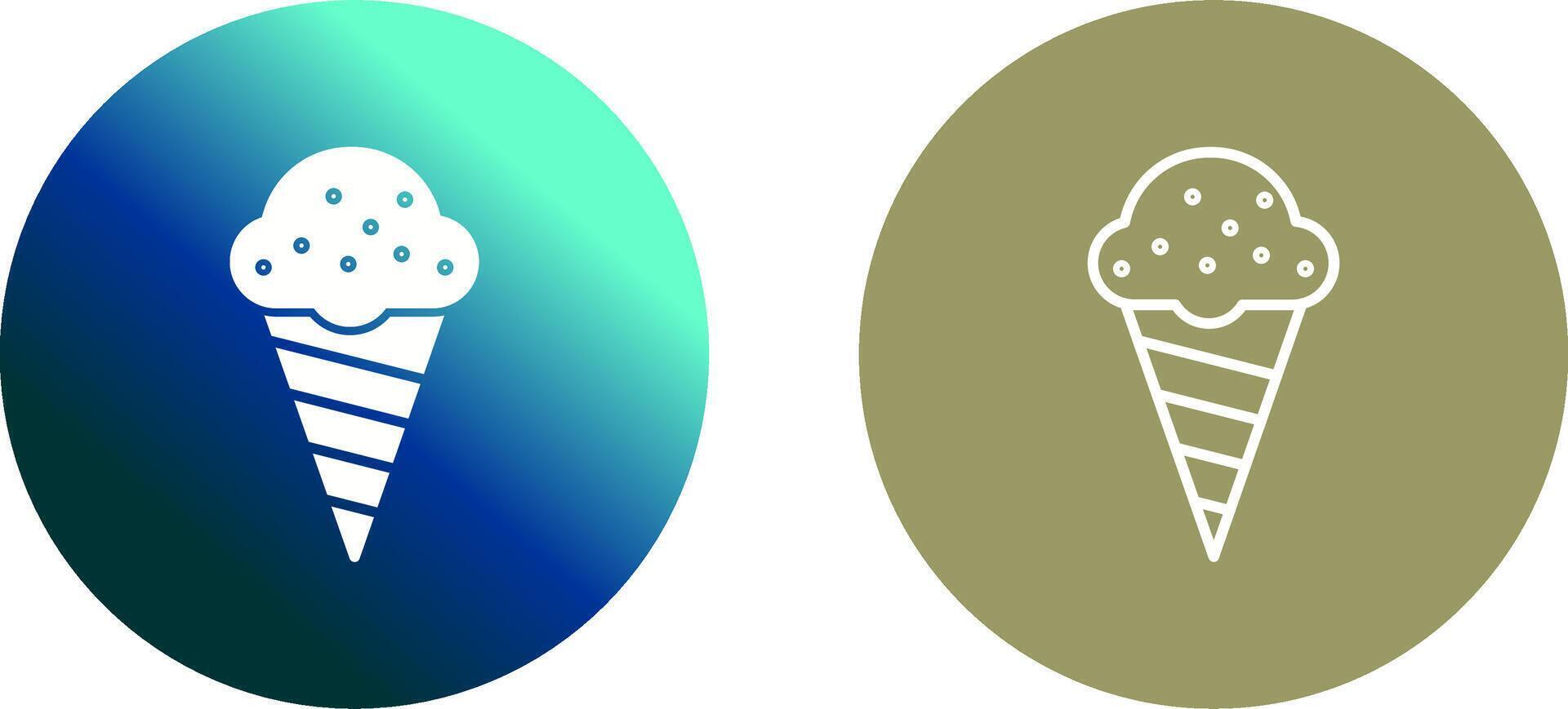 Ice cream Icon Design vector