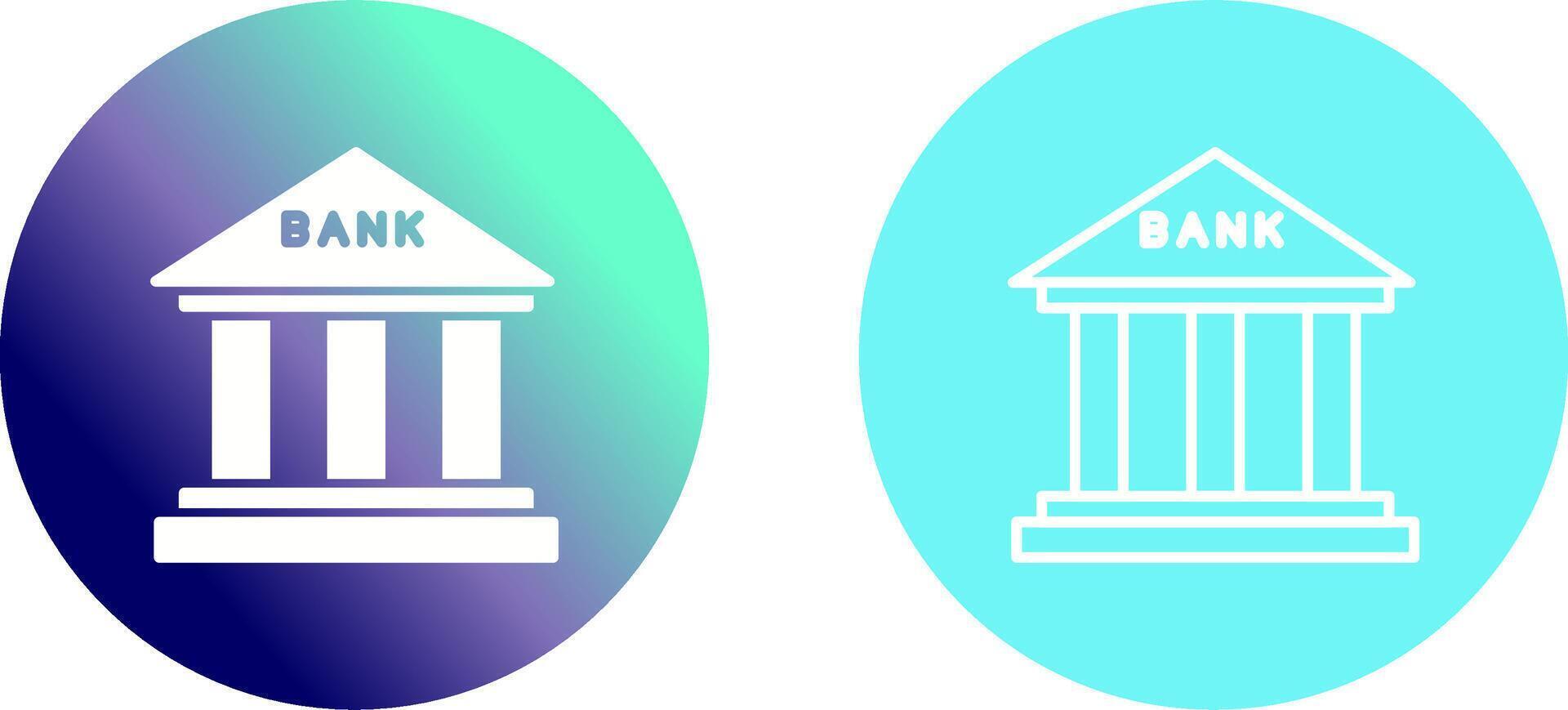 diseño de icono de banco vector