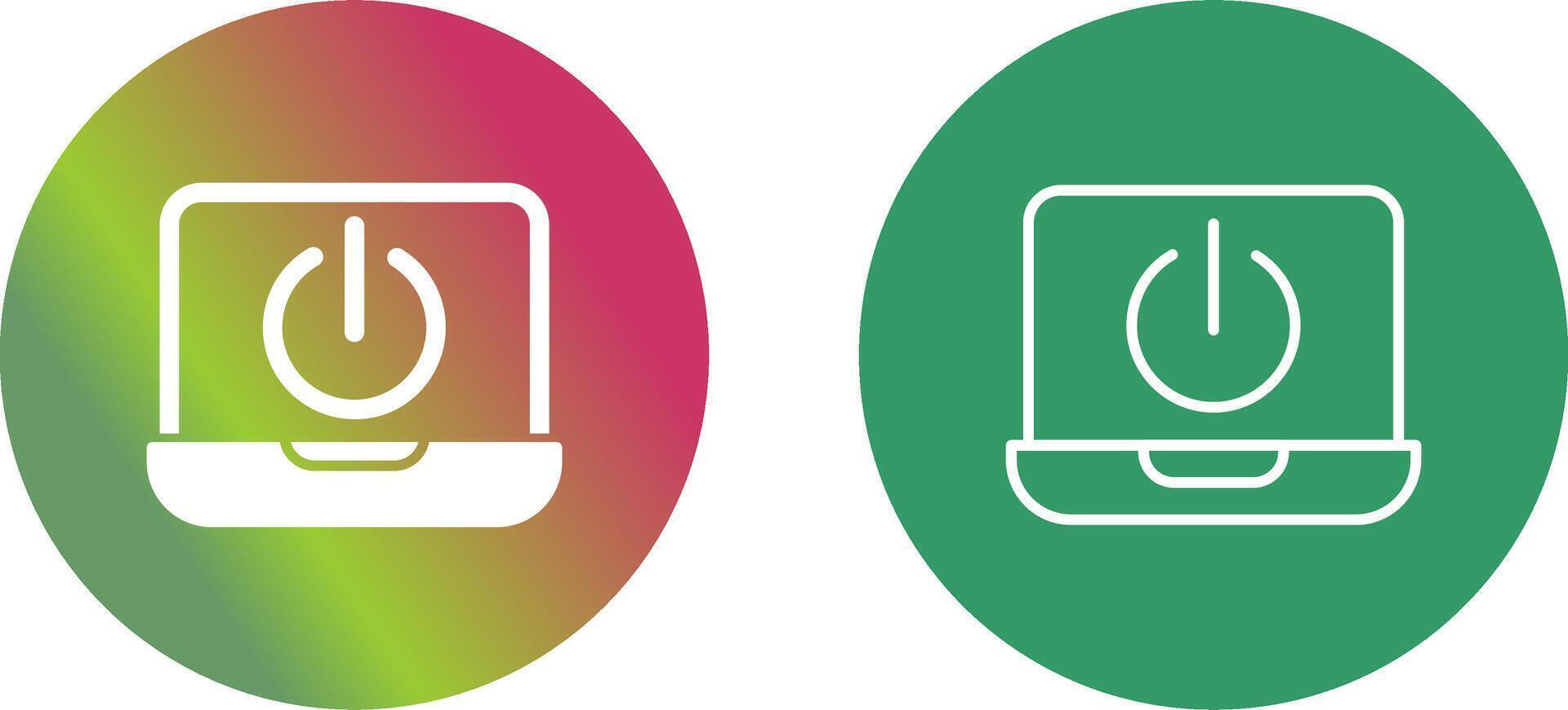 Power Icon Design vector