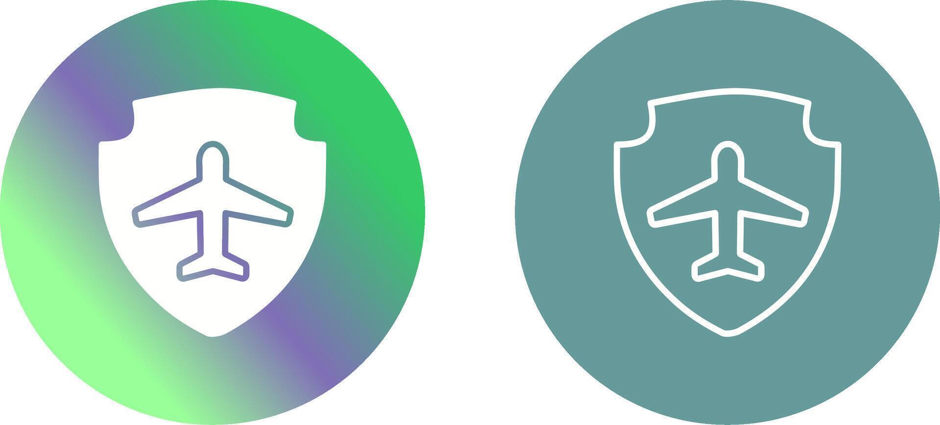 Travel Insurance Icon Design vector