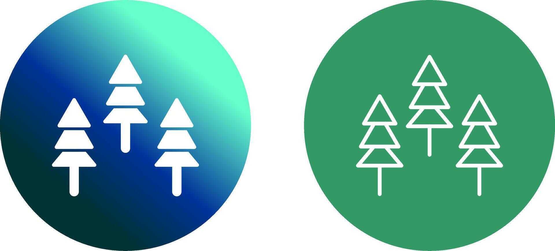 diseño de icono de bosque vector