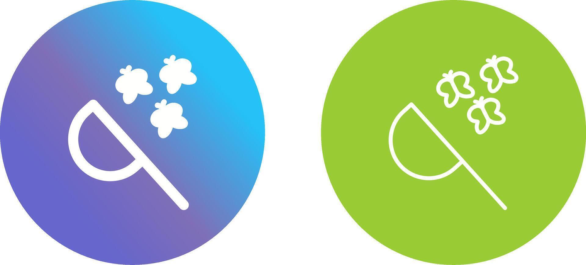 Butterfly Catcher Icon Design vector