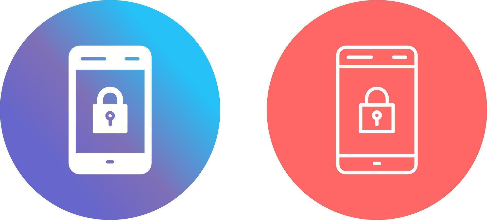 Padlock Icon Design vector