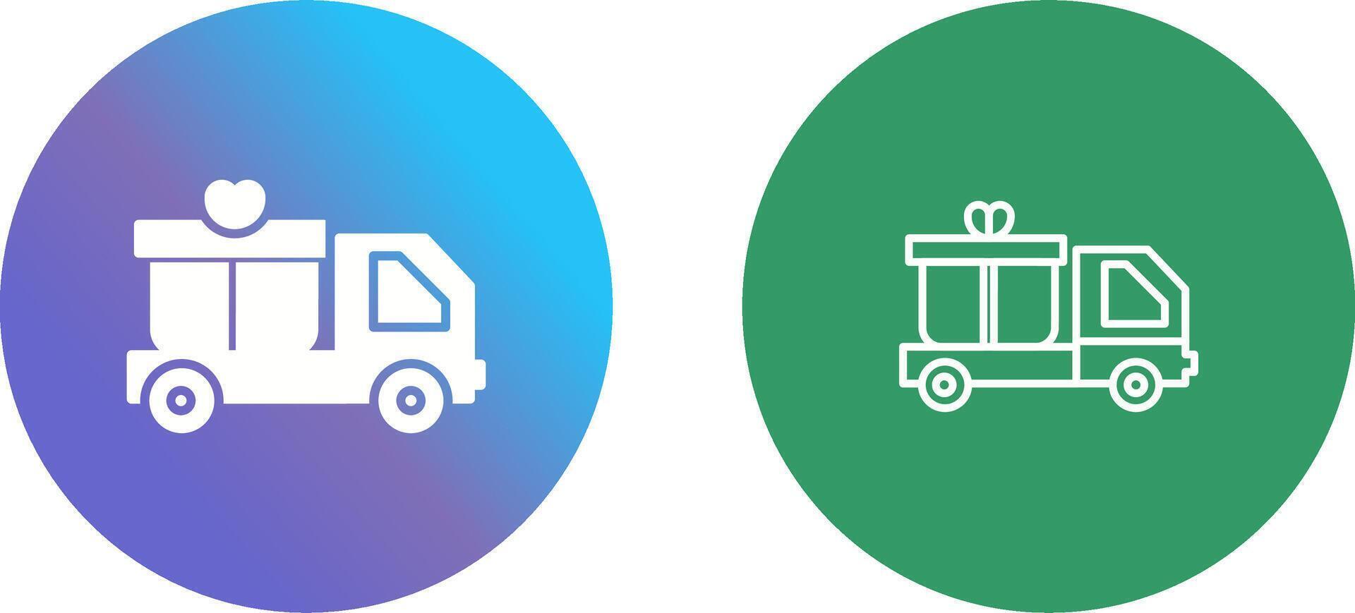 Delivery Gift Icon Design vector