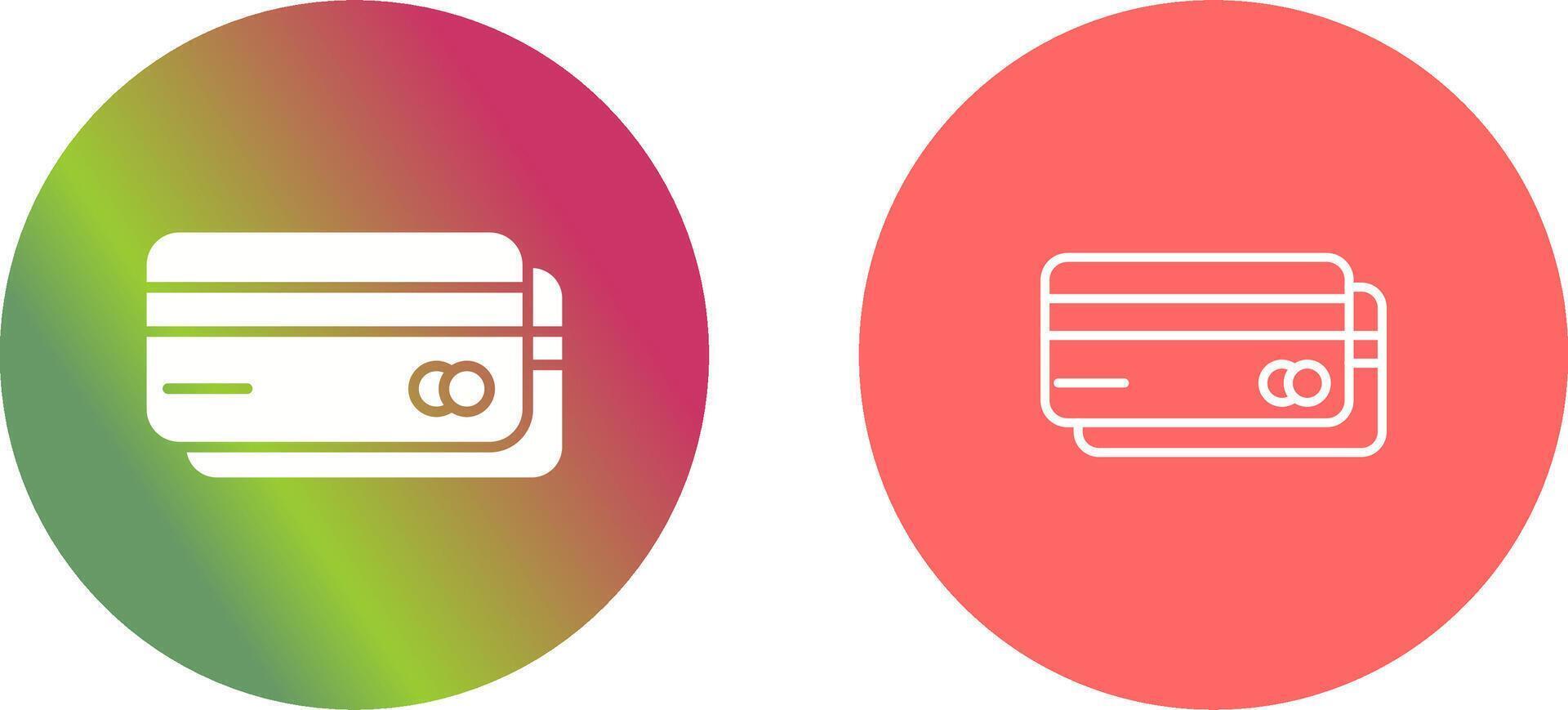 Credit Card Icon Design vector