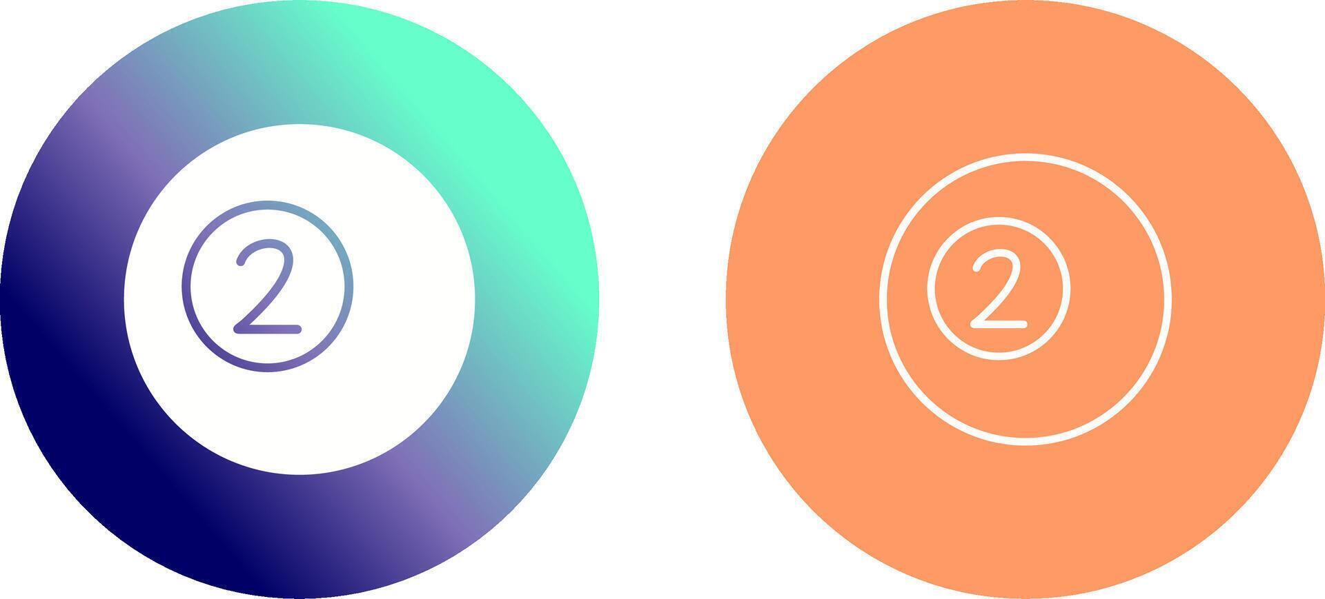 Pool Ball Icon Design vector