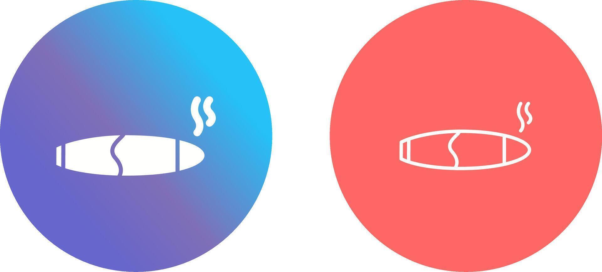 Cigar Icon Design vector
