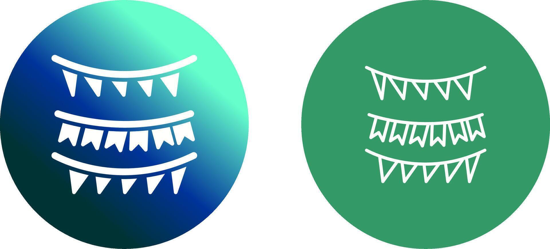 Garlands Icon Design vector