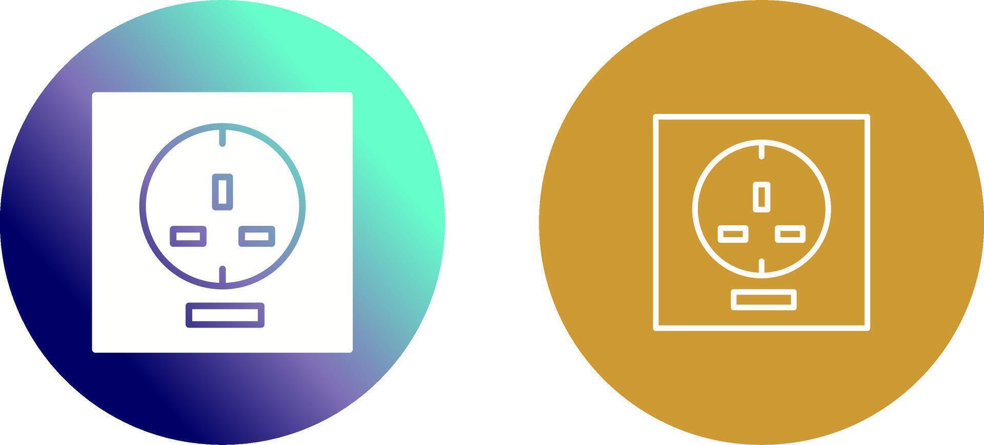 Socket Icon Design vector