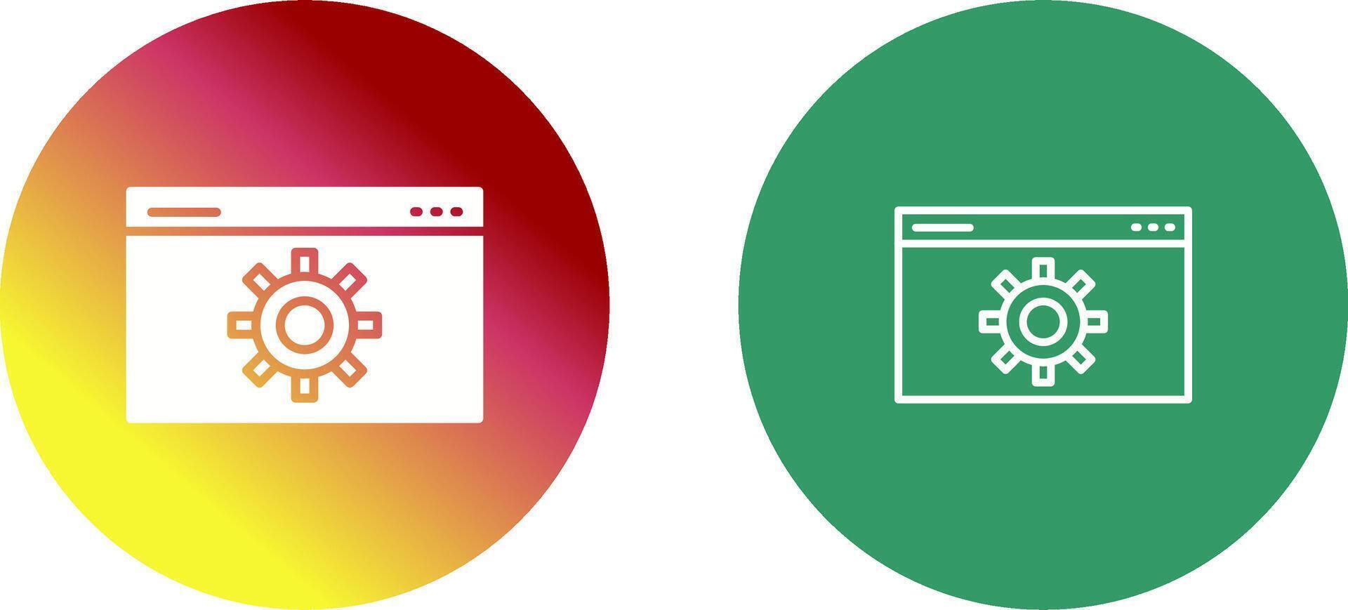 Web Optimization Icon Design vector