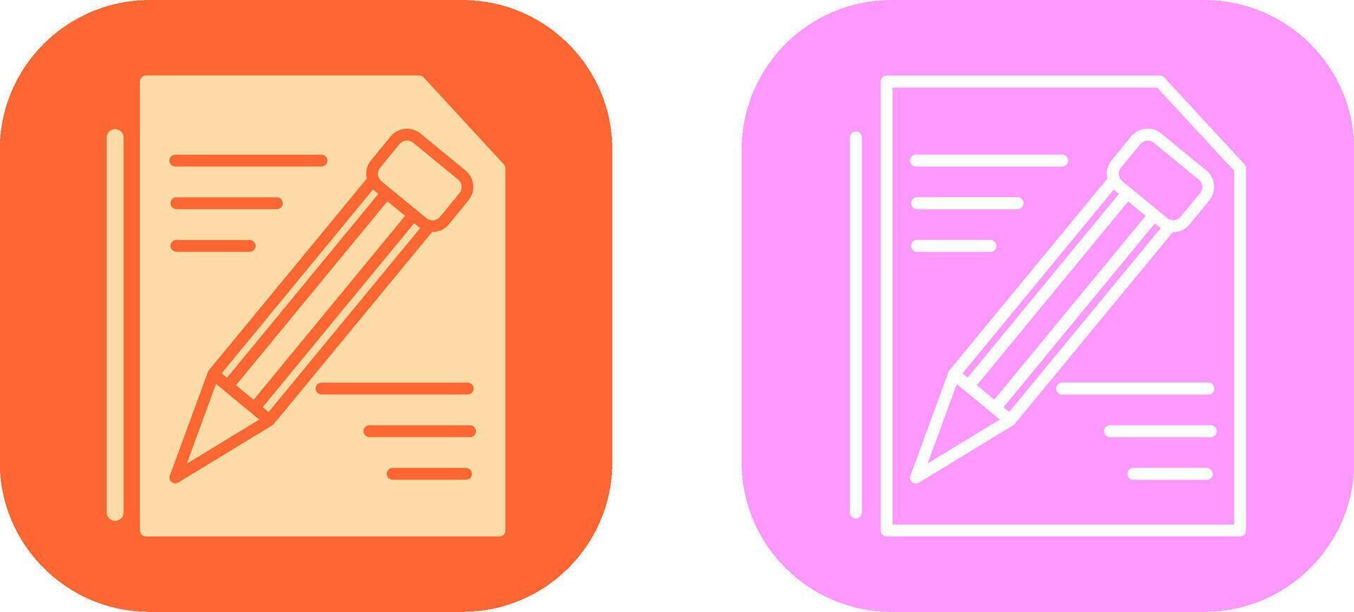 Pencil Icon Design vector