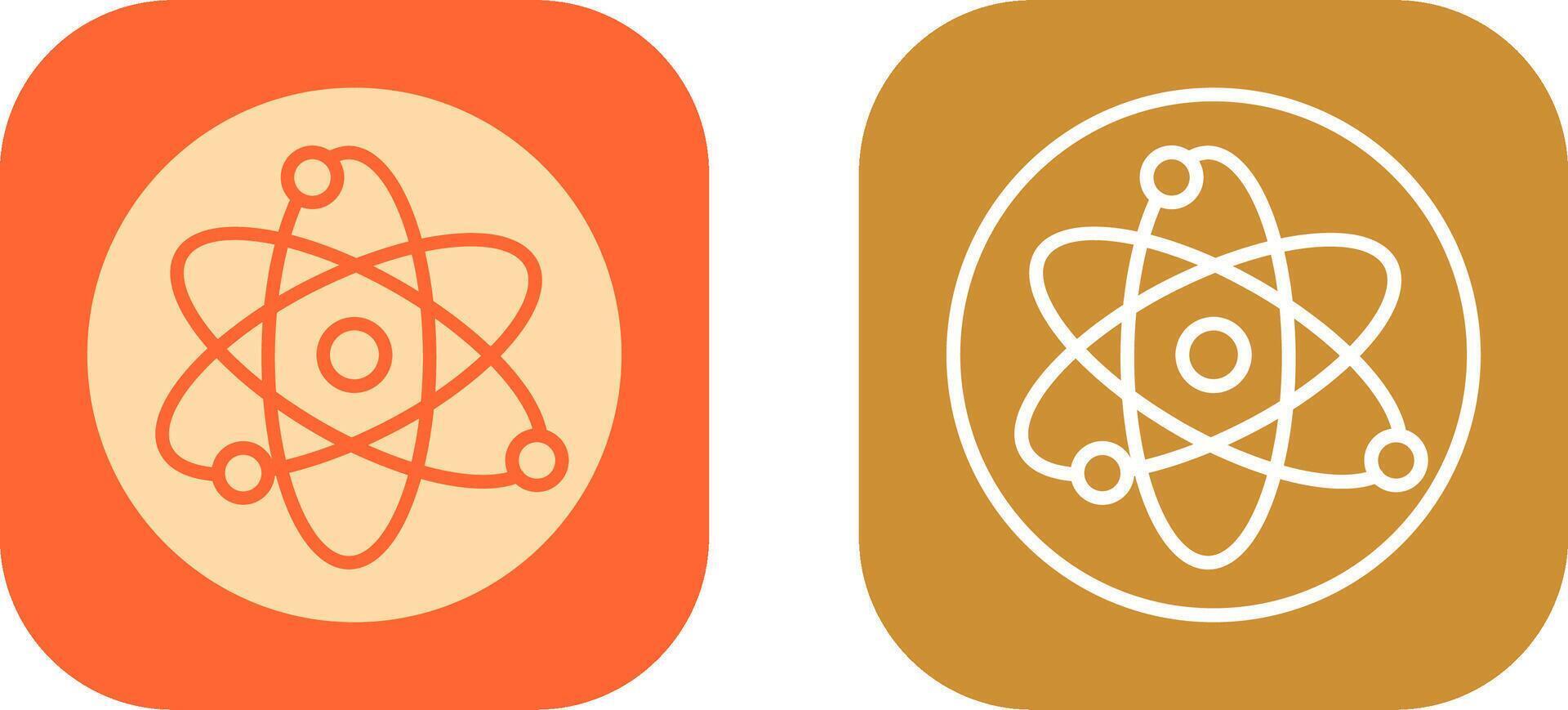 Atom Icon Design vector