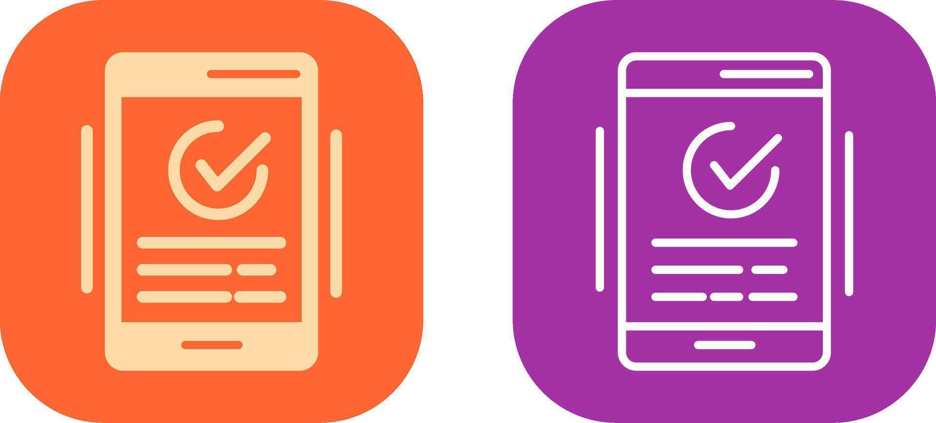 Order Confirmed Icon Design vector