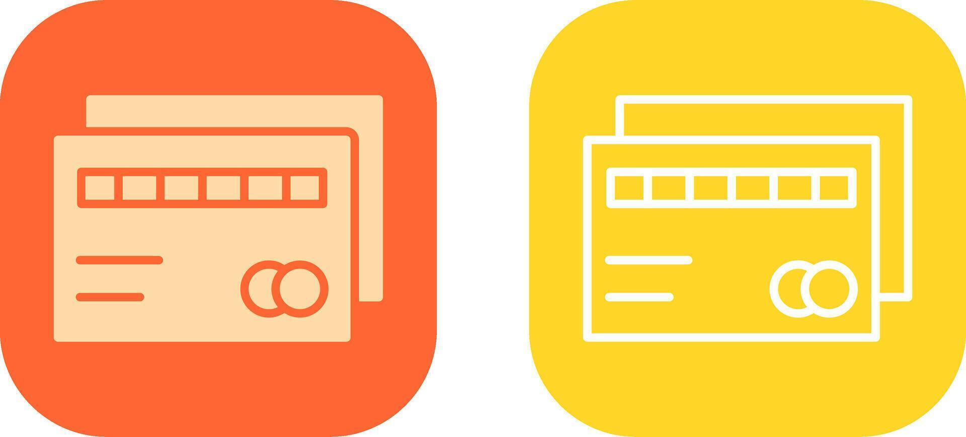 ATM Card Icon Design vector