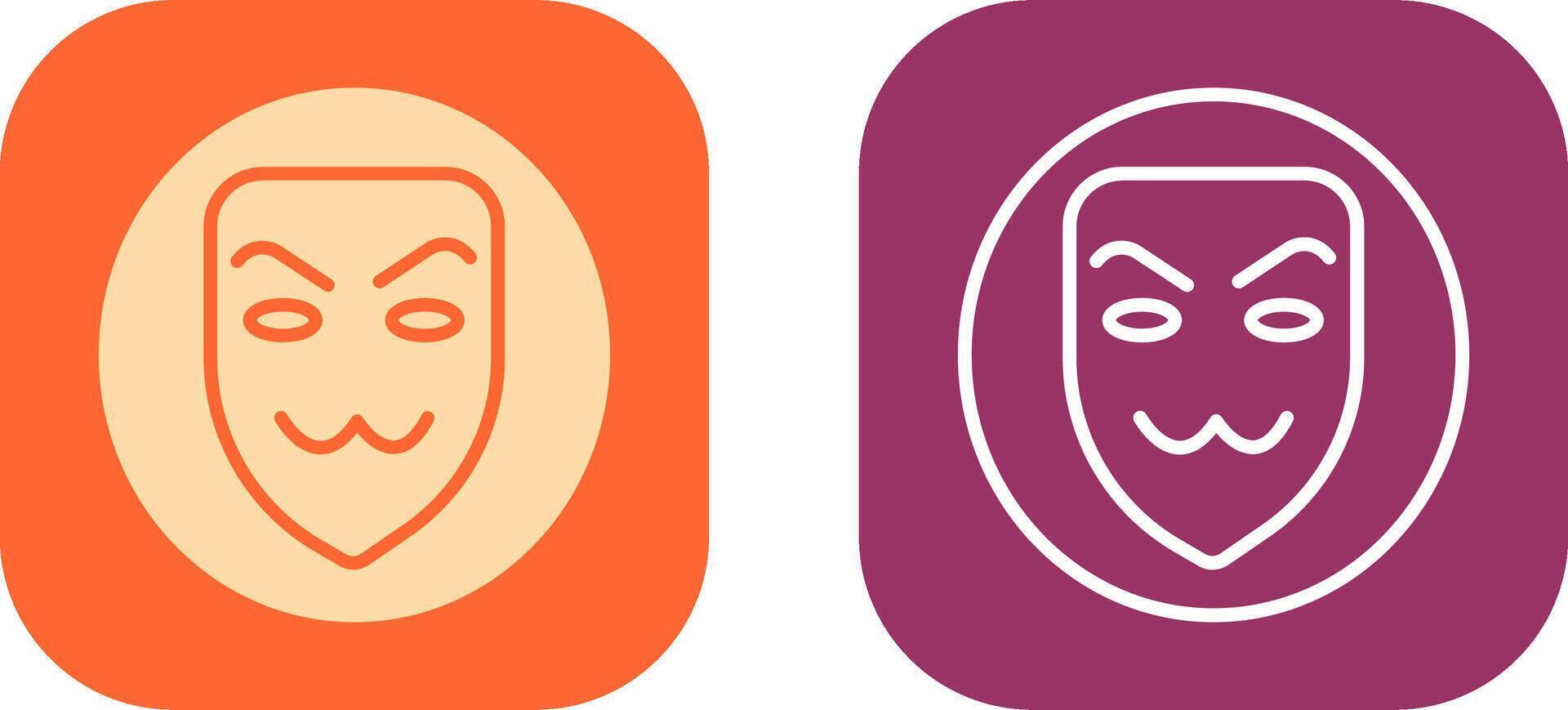 Hacker Mask Icon Design vector