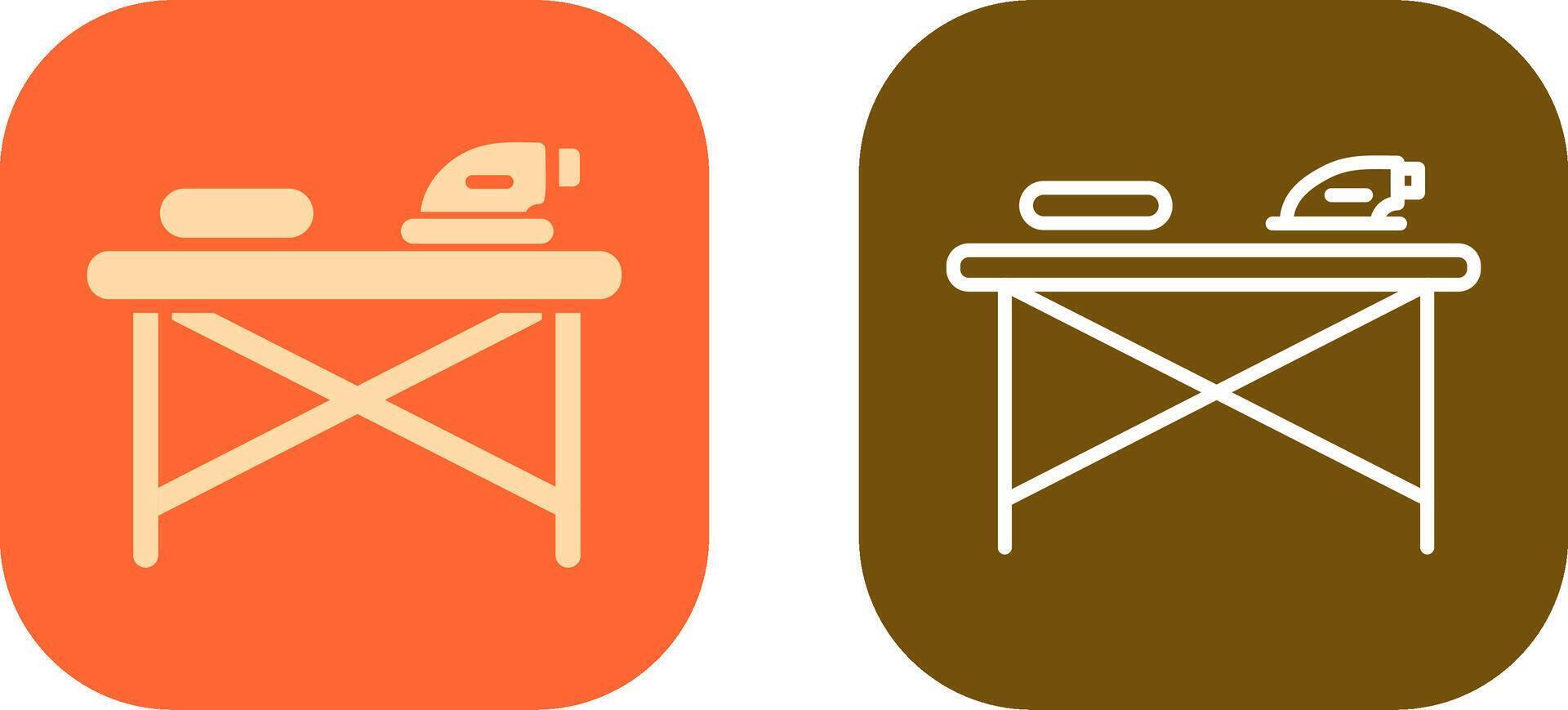 Iron Stand Icon Design vector