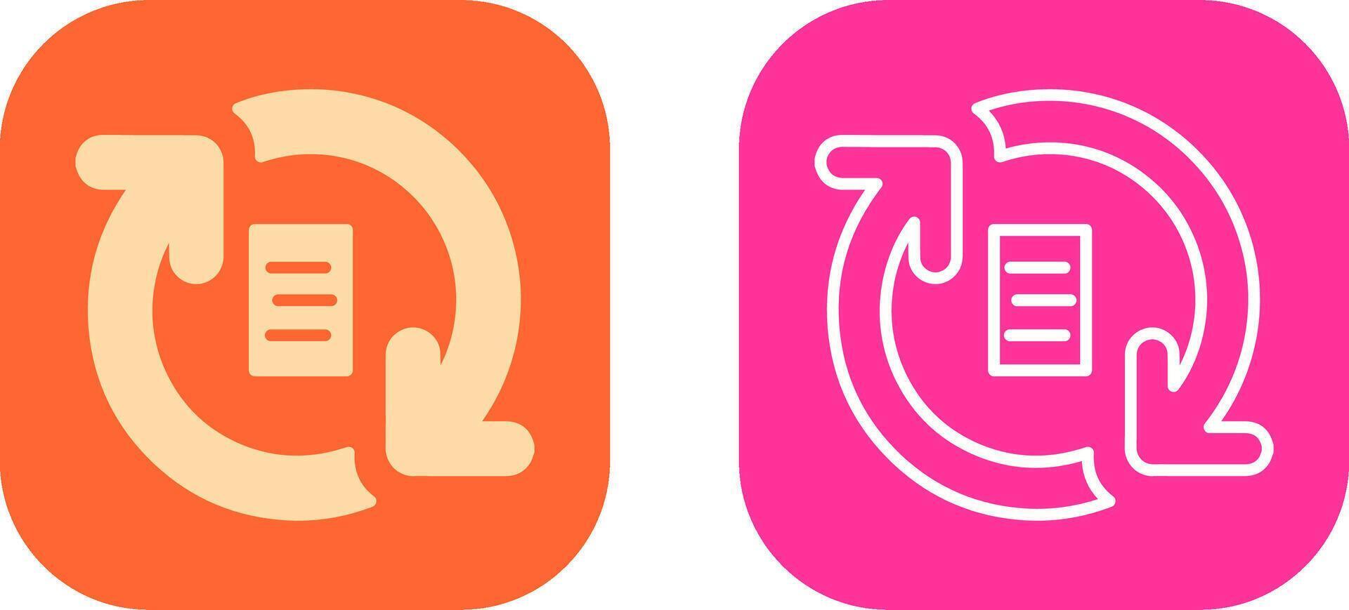 Reload Icon Design vector