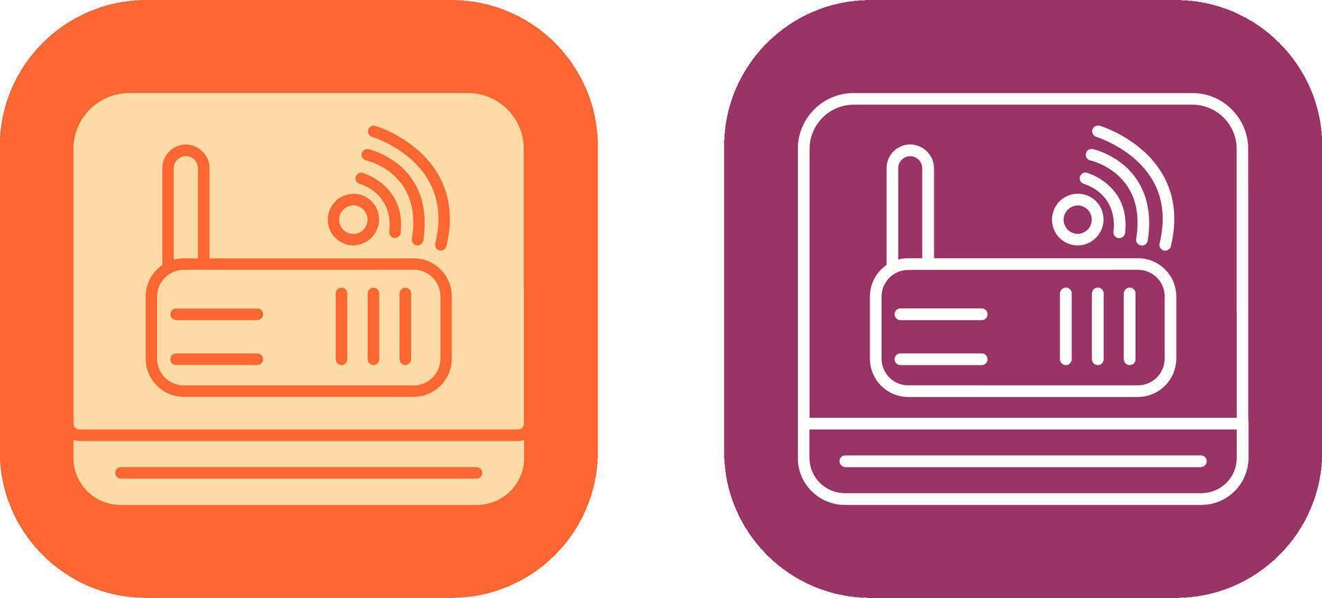 Modem Icon Design vector