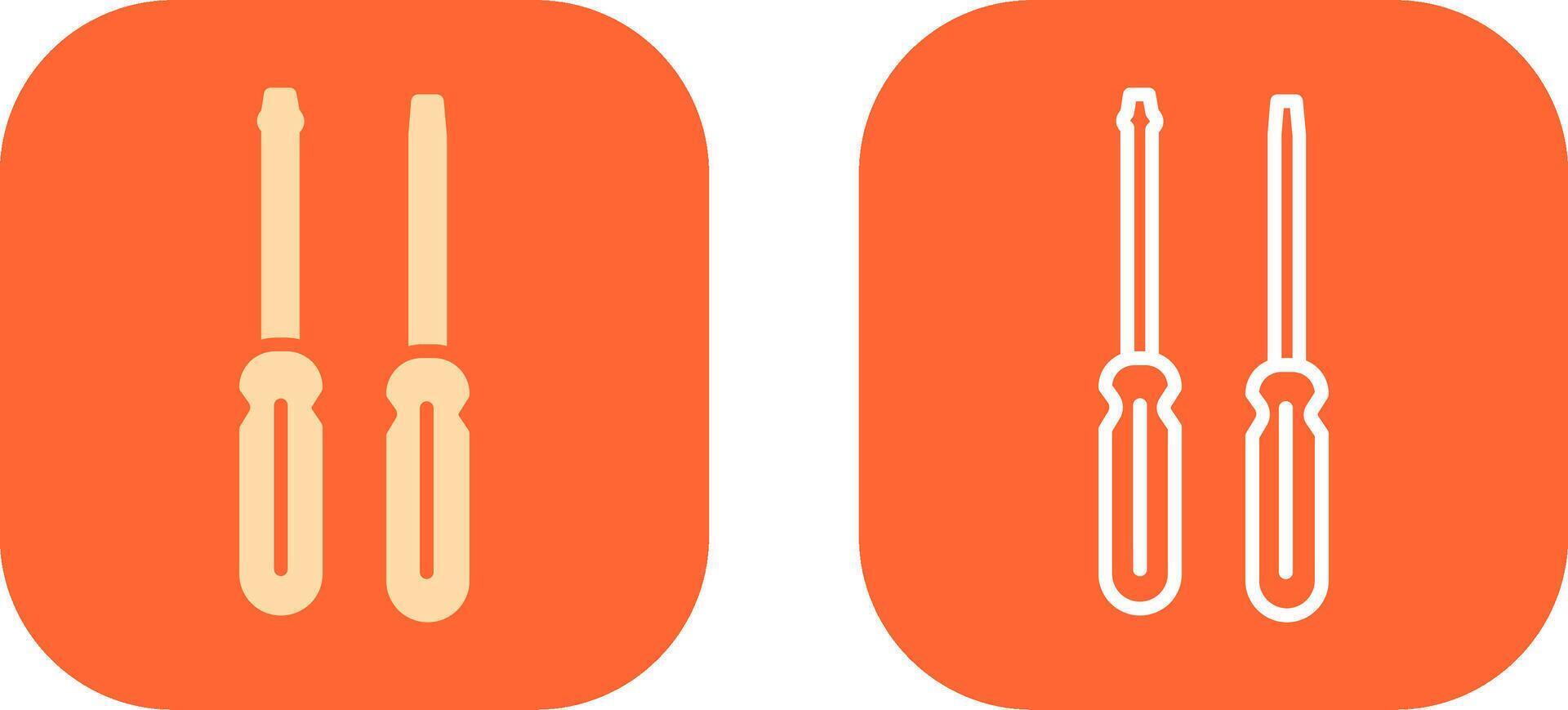 Screwdriver Icon Design vector