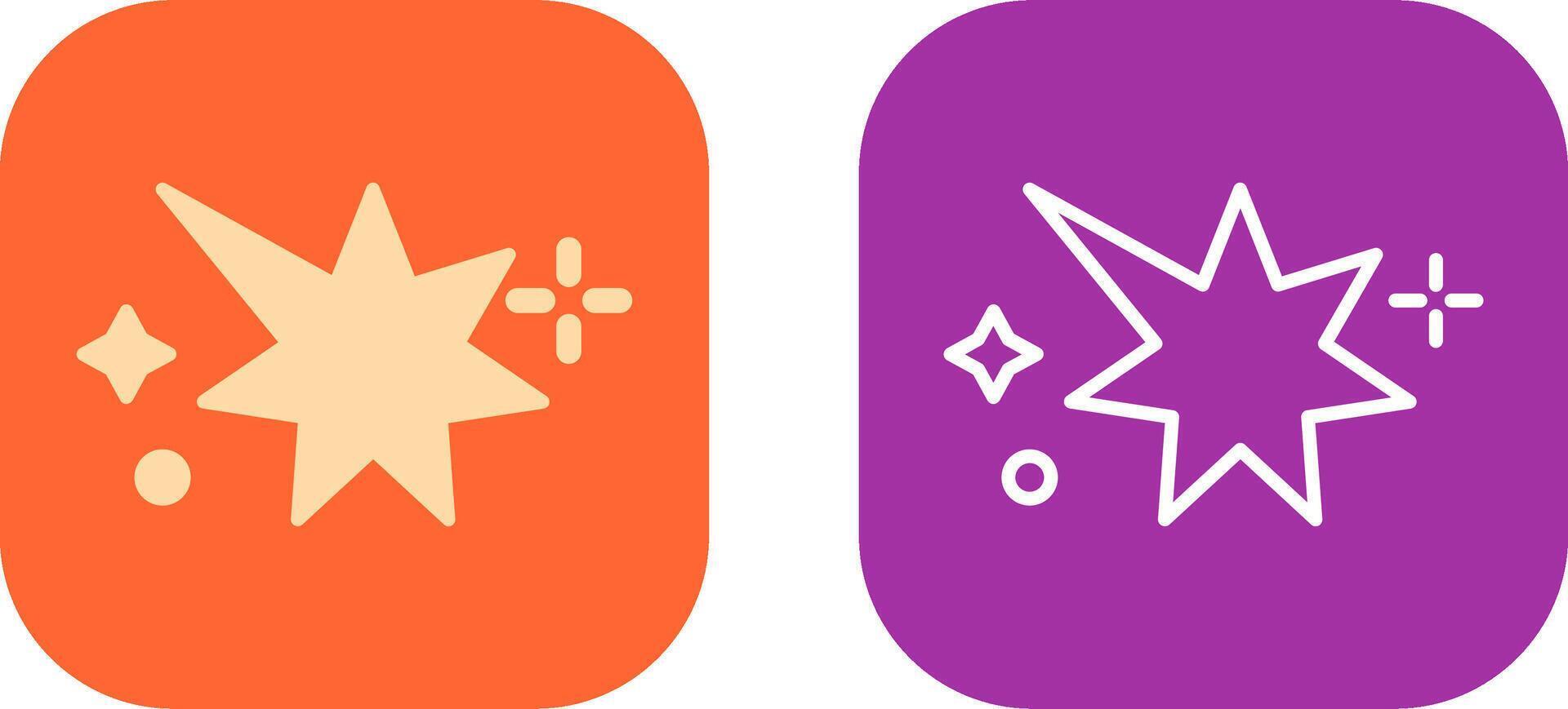 Spark Icon Design vector
