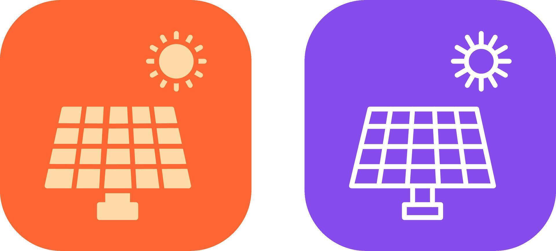 Solar Panel Icon Design vector