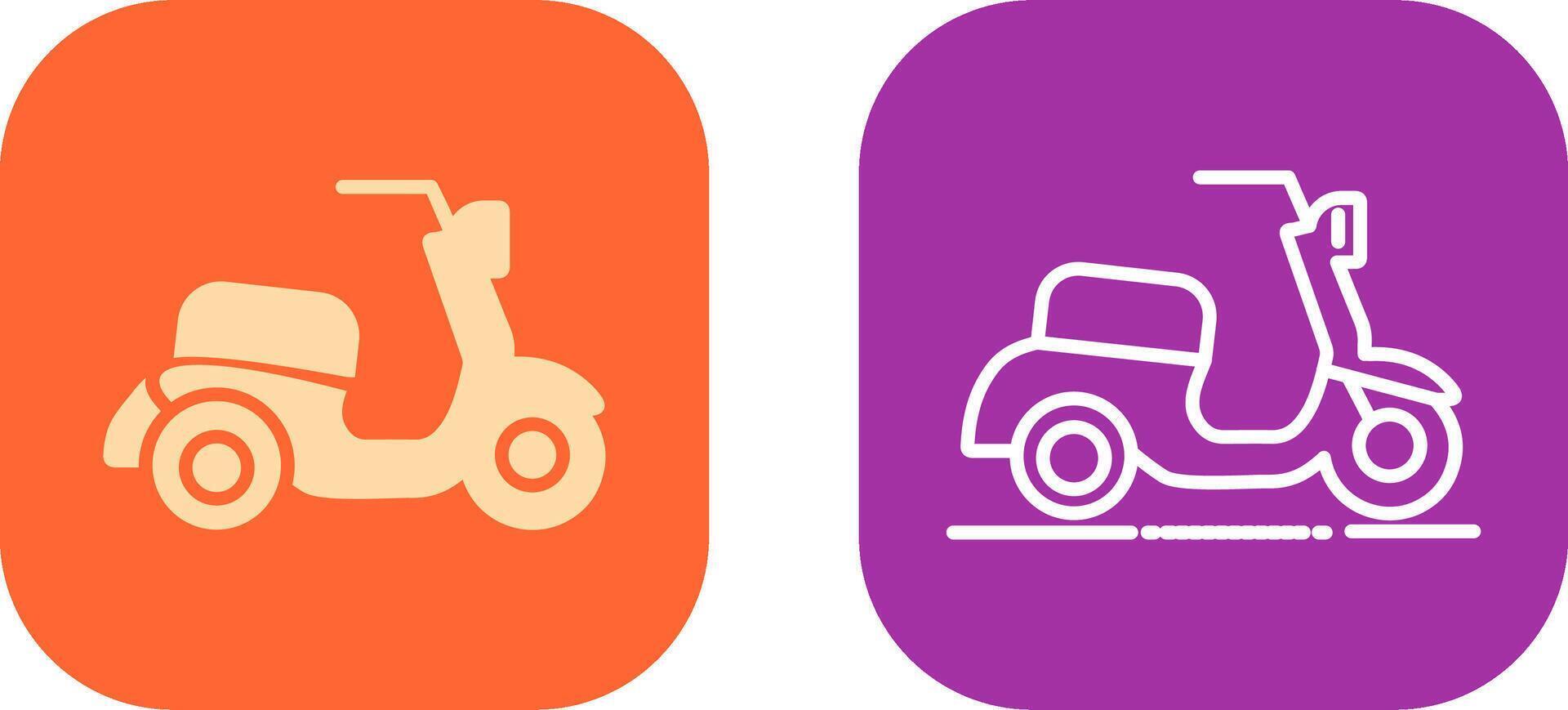 diseño de icono de scooter vector