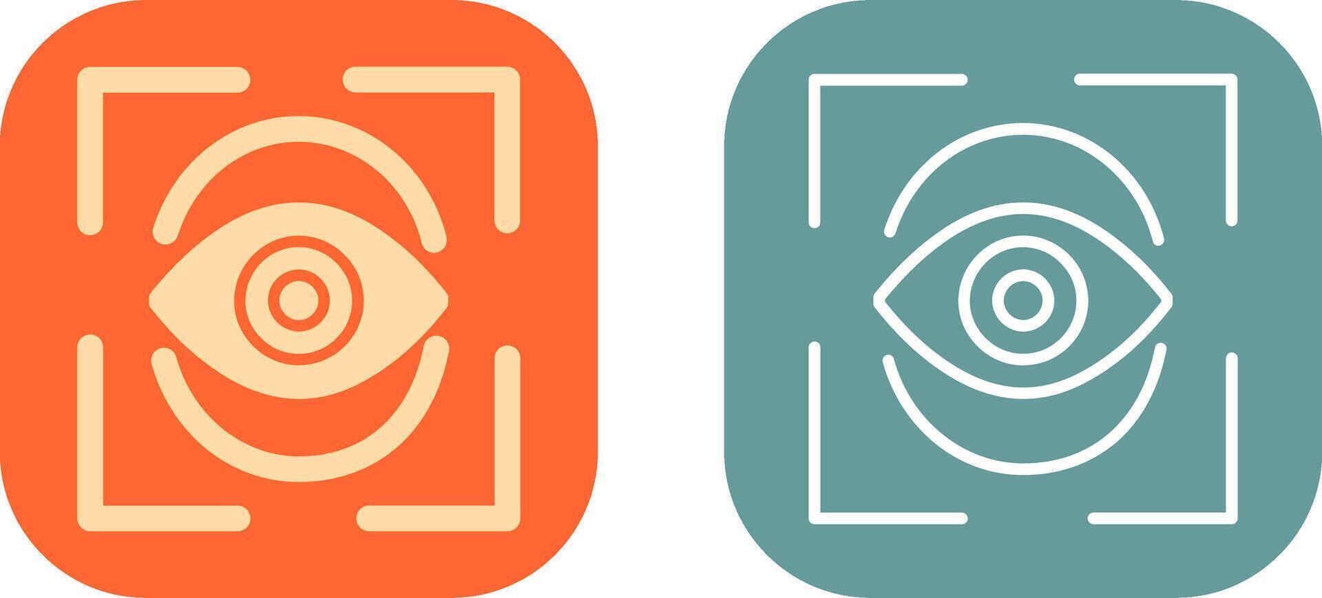 Vision Icon Design vector