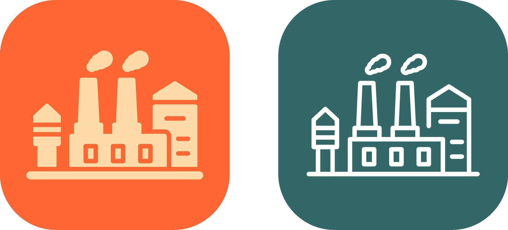 Factory III Icon Design vector
