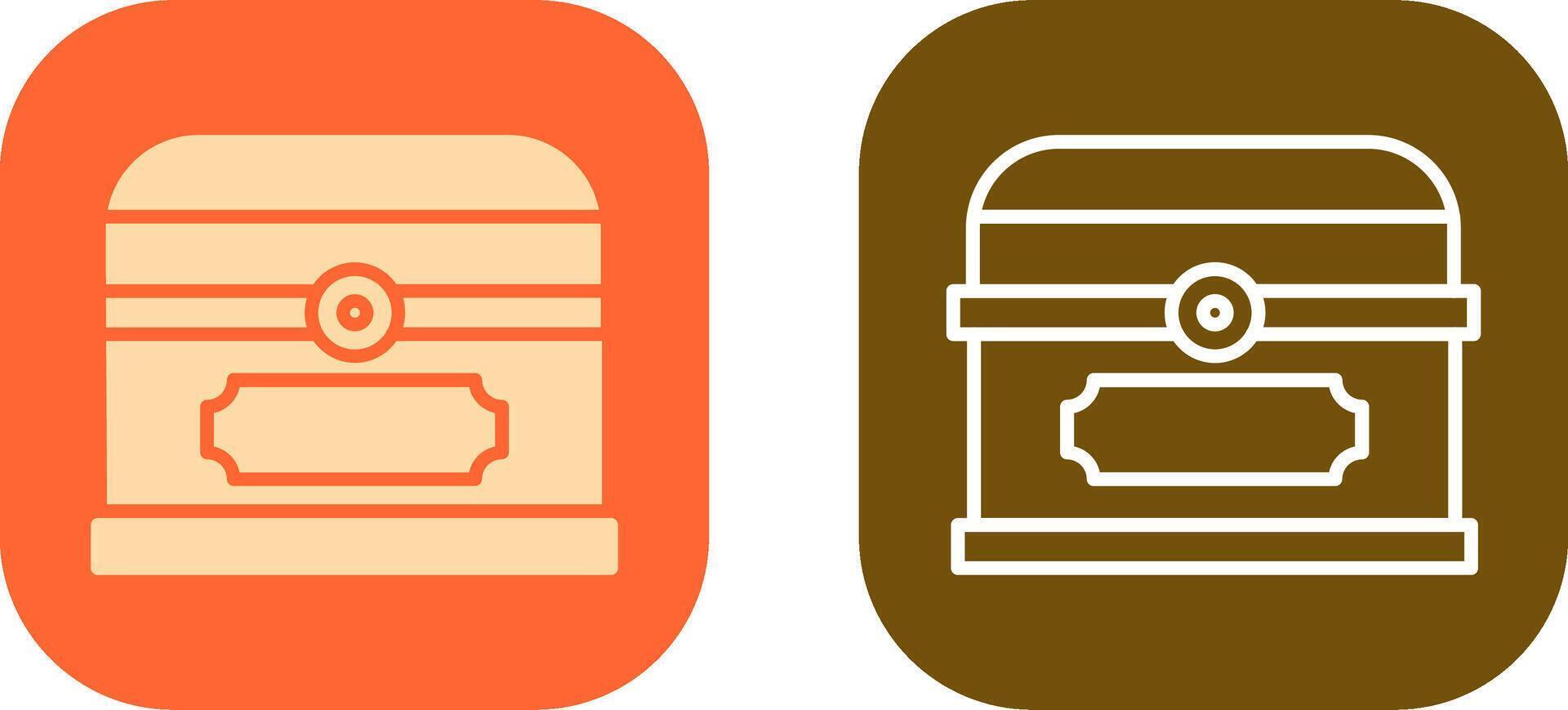 Treasure Chest I Icon Design vector