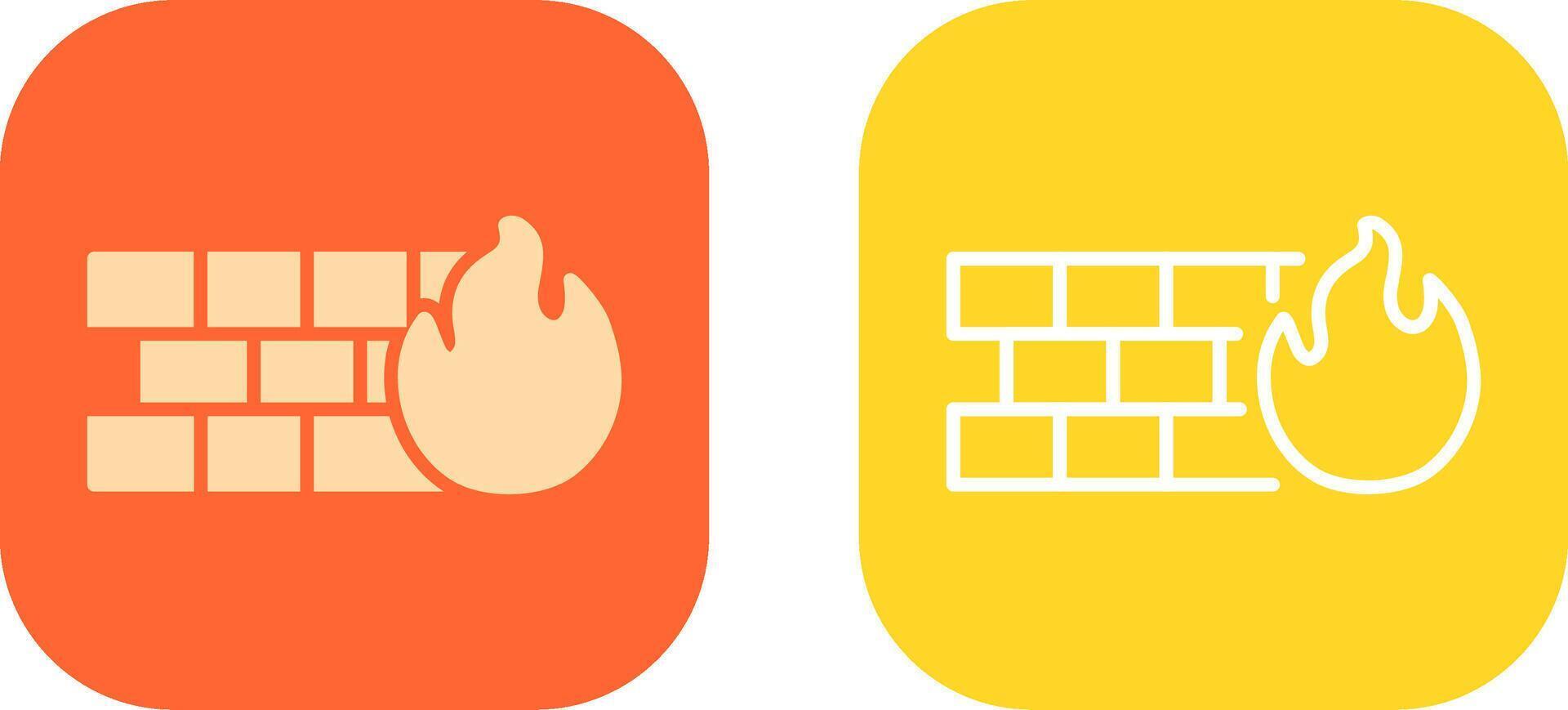 Firewall Icon Design vector