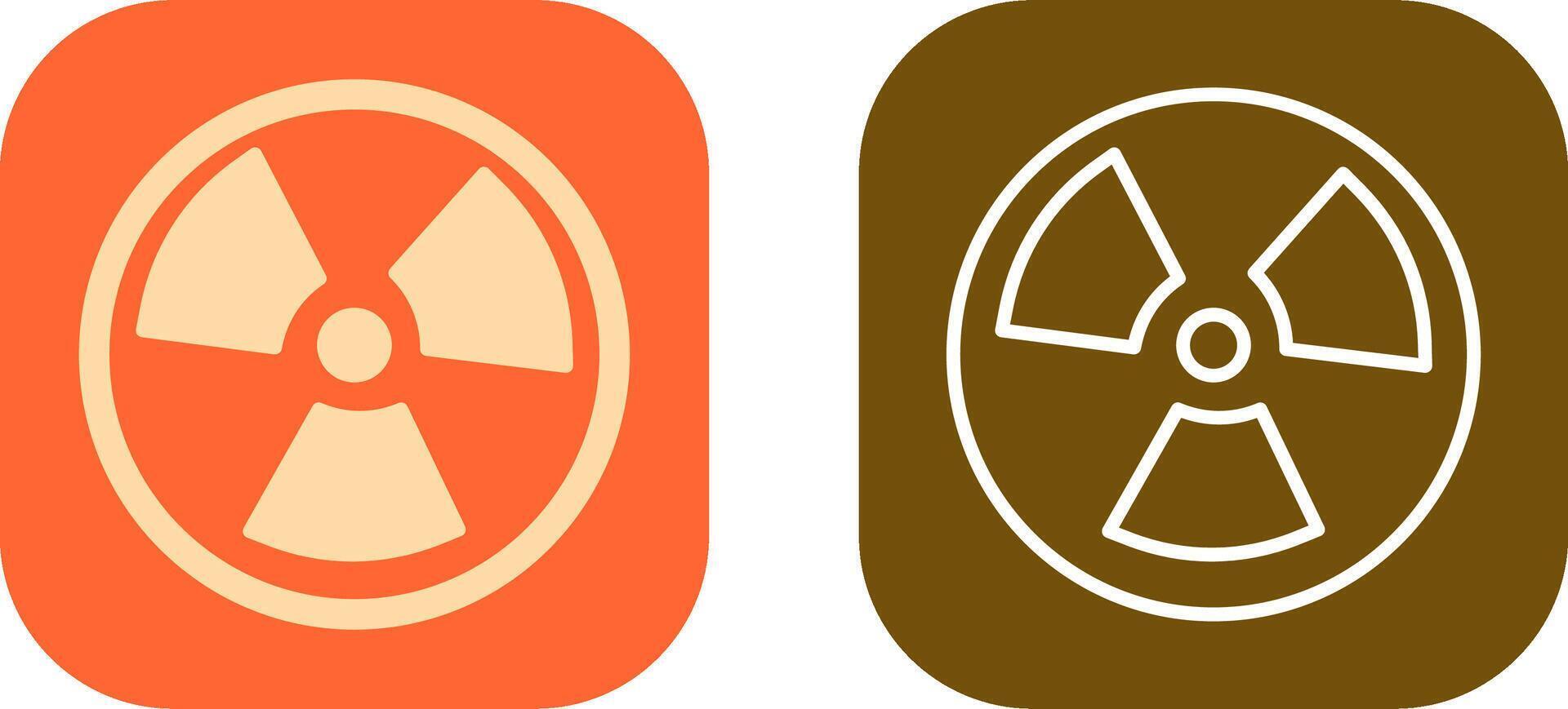 Nuclear Icon Design vector