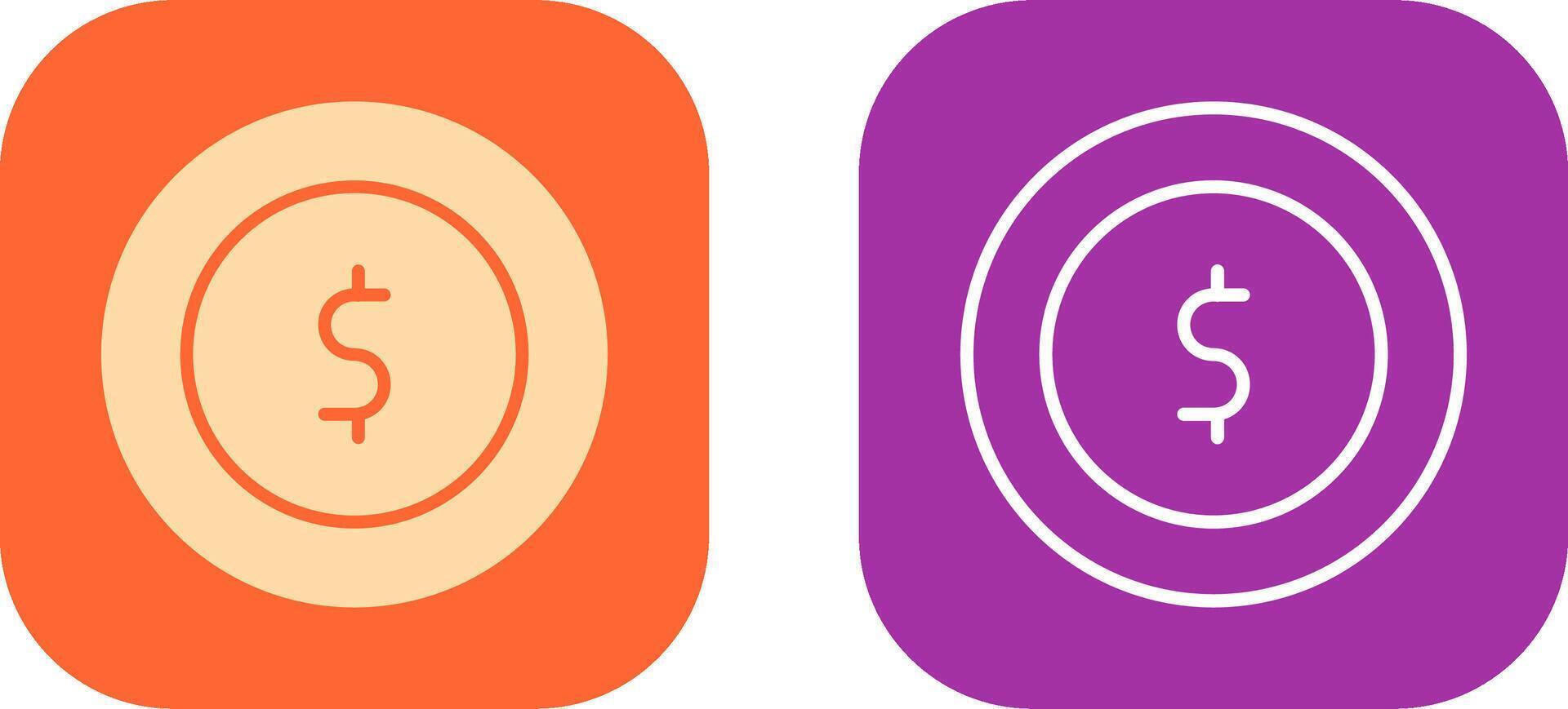 Coins Icon Design vector