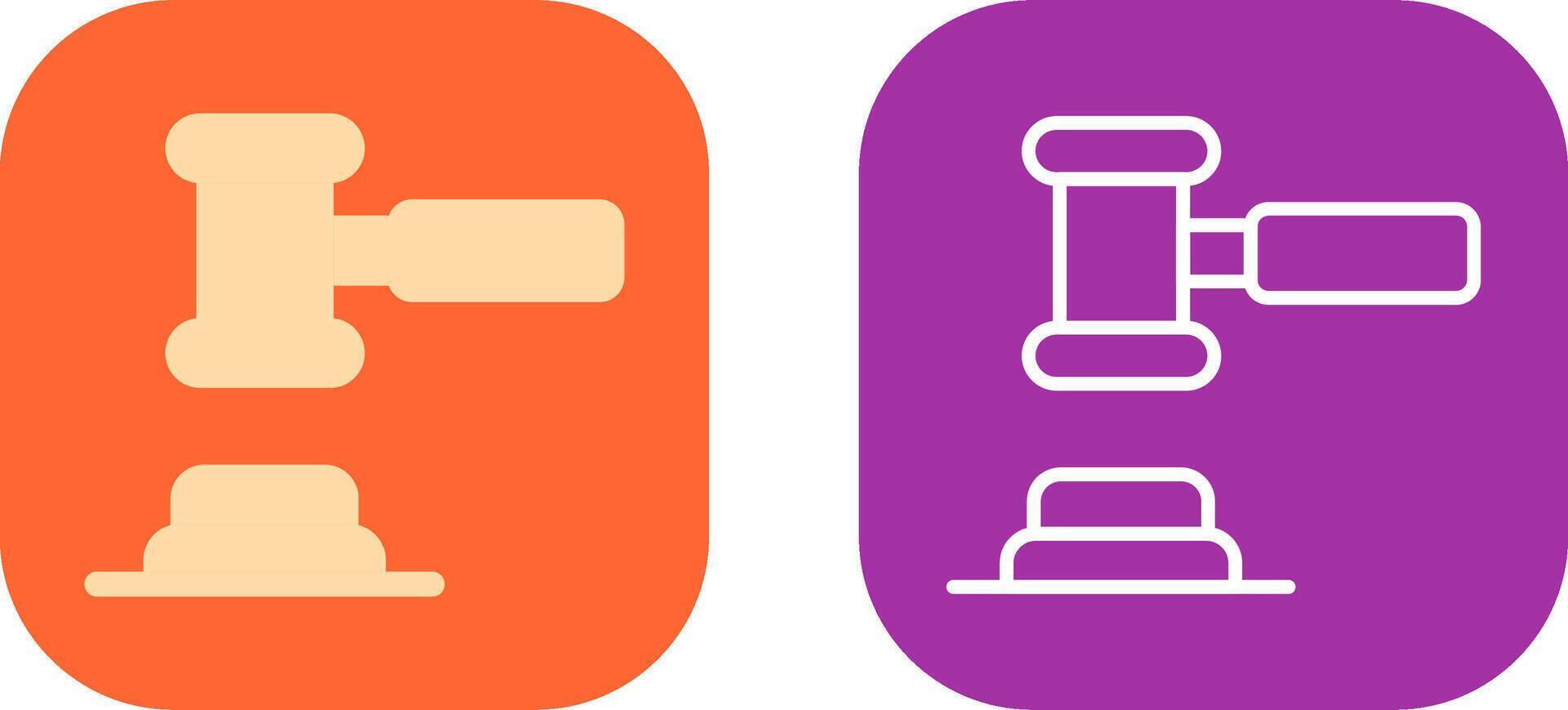 Gavel Icon Design vector