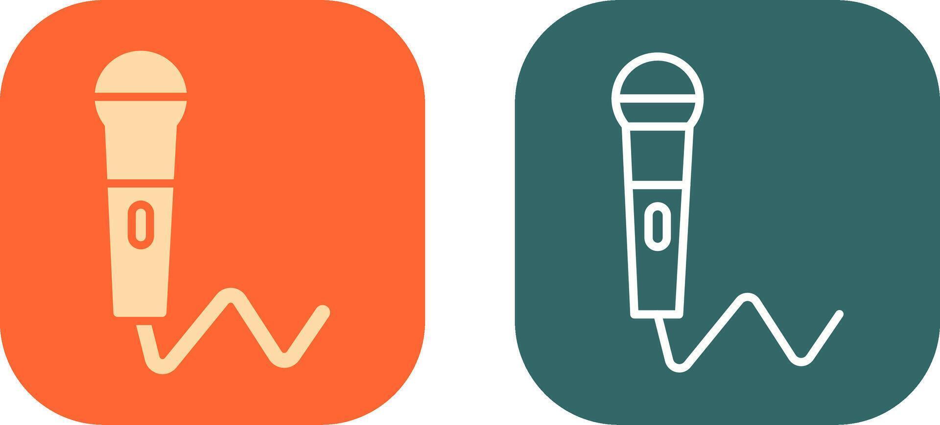 Microphone Icon Design vector