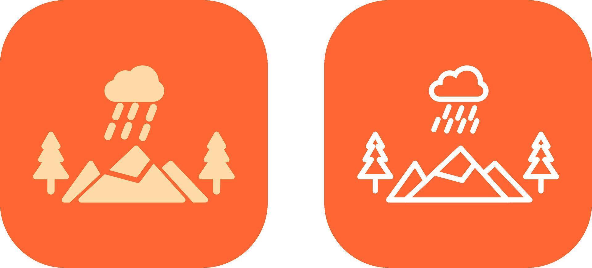 Mountain Icon Design vector