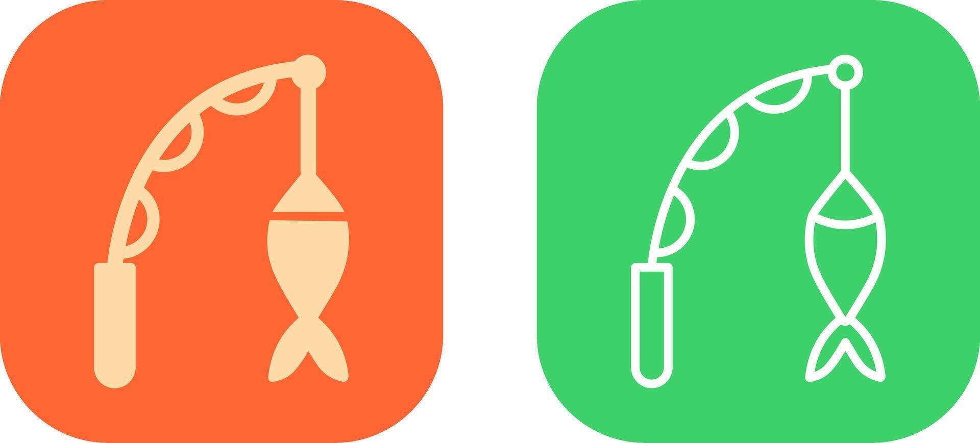 Fishing Icon Design vector
