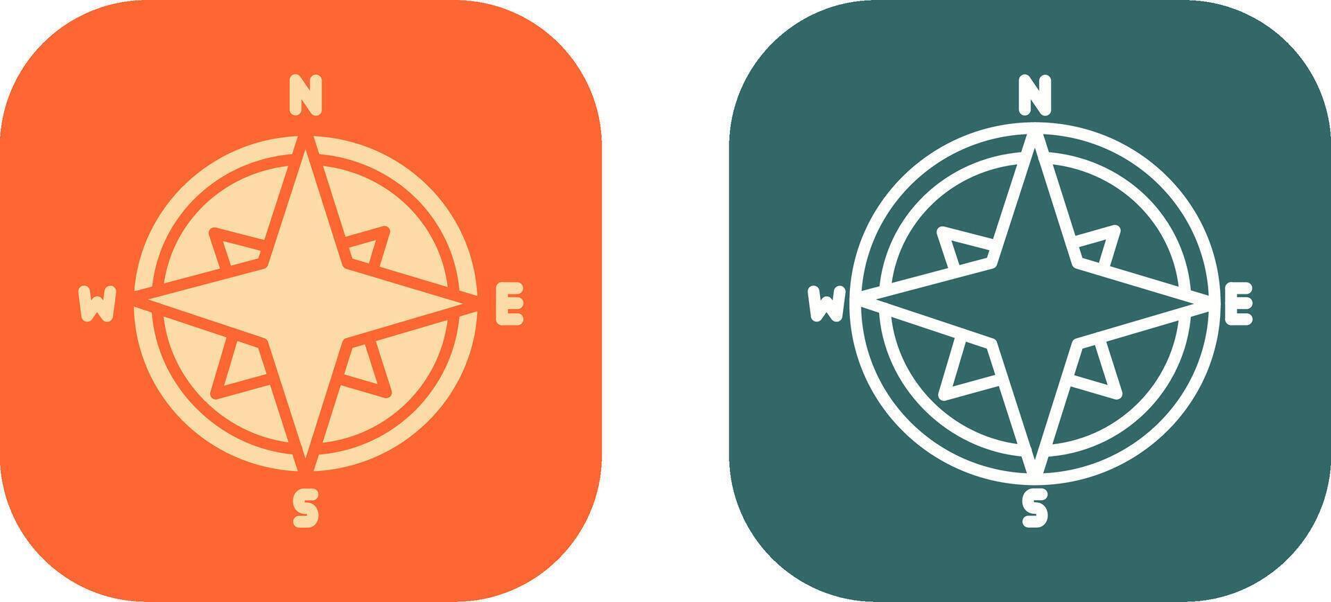 Compass Icon Design vector