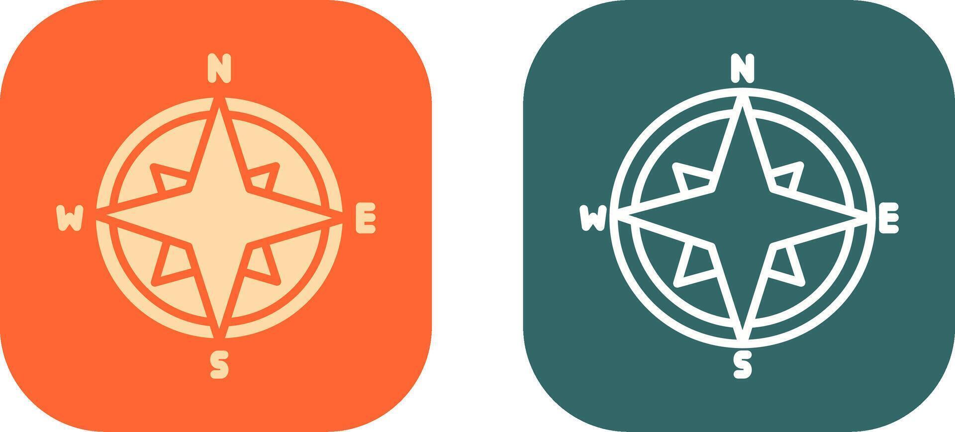 Compass Icon Design vector