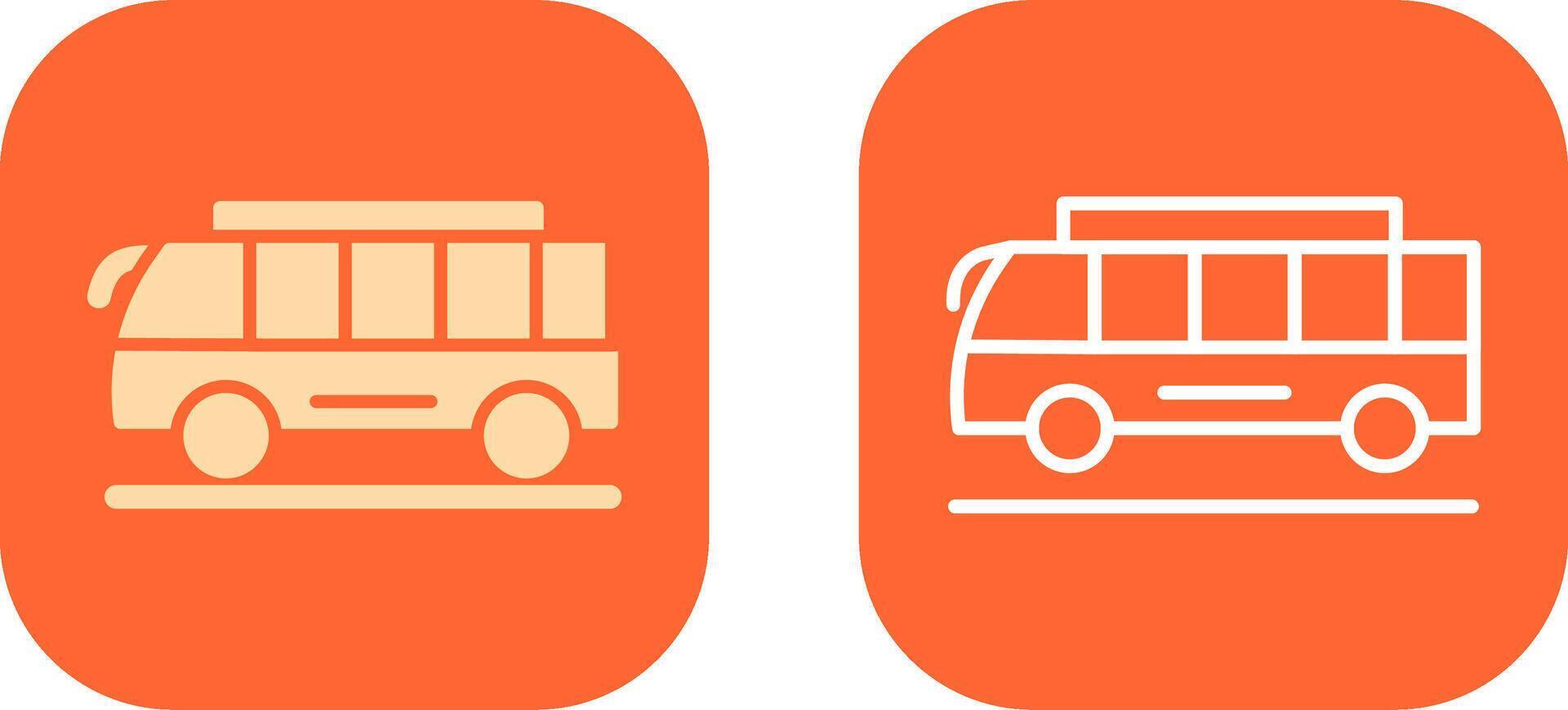 Bus Icon Design vector