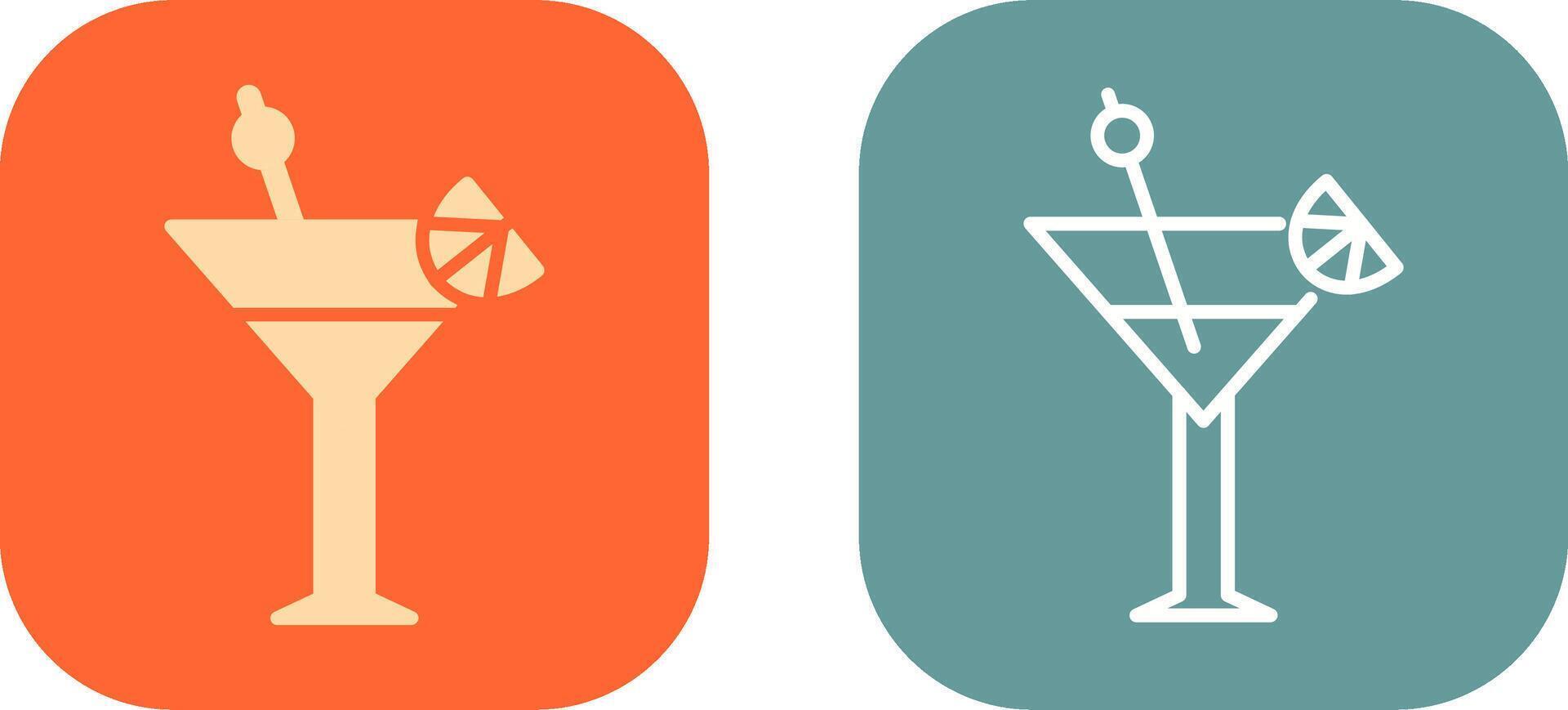 Martini Icon Design vector