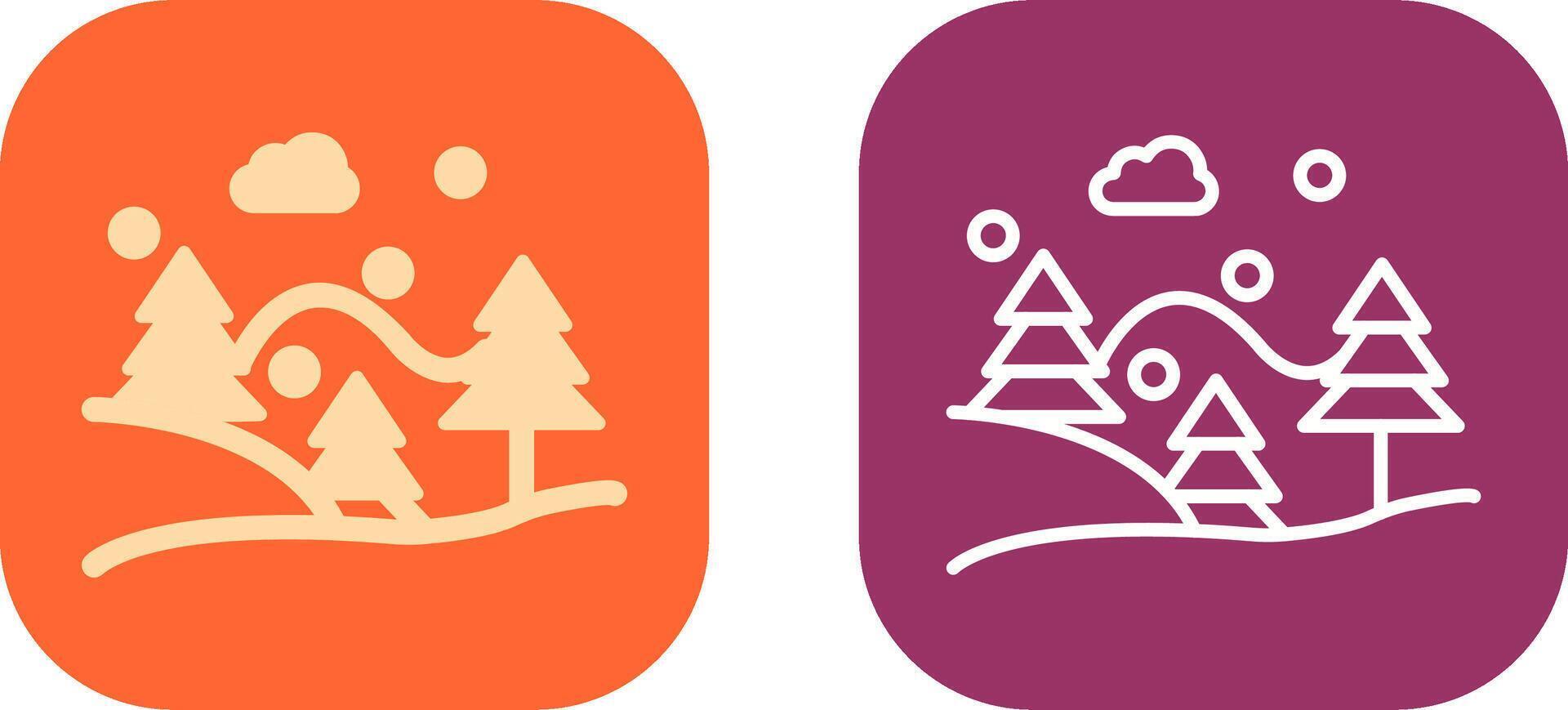 Snow Fall Icon Design vector