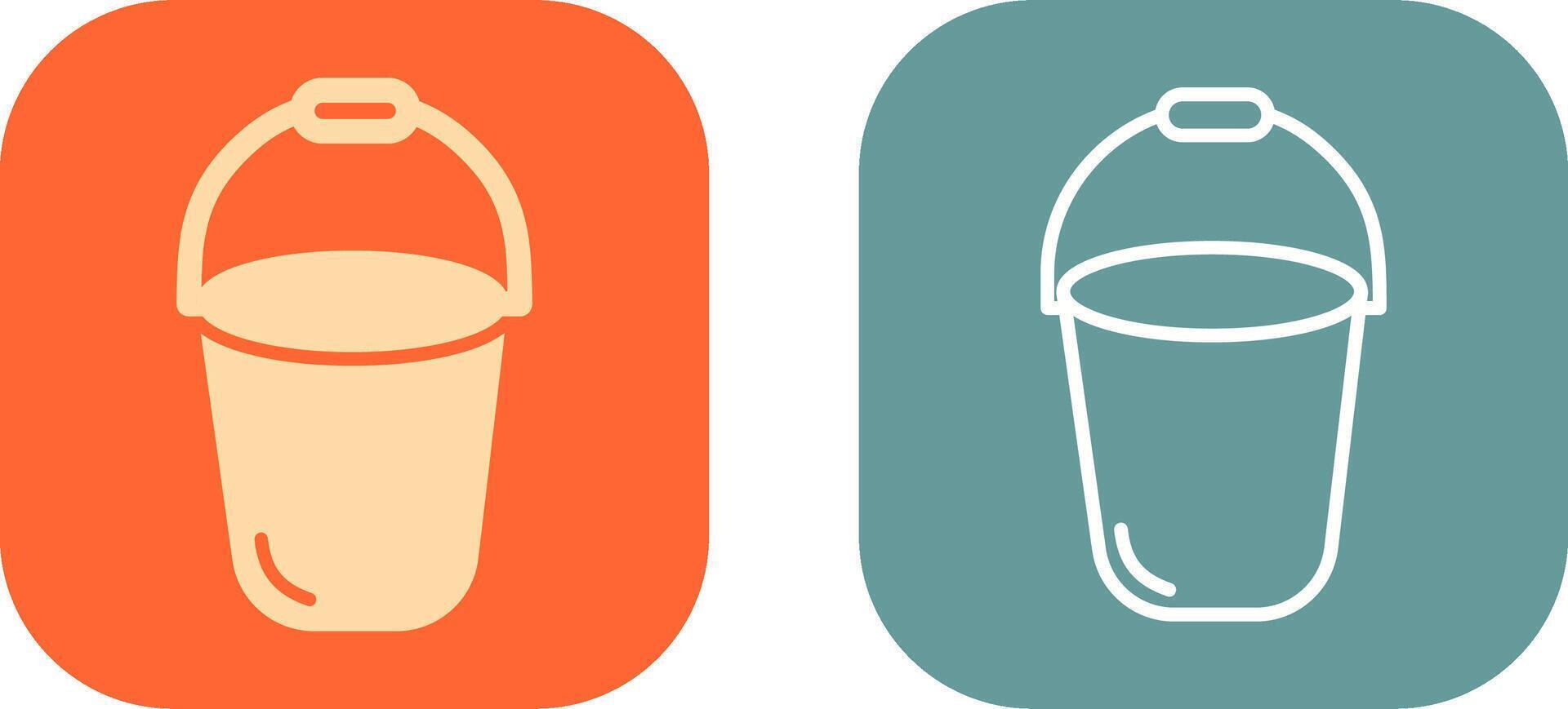 Bucket Icon Design vector