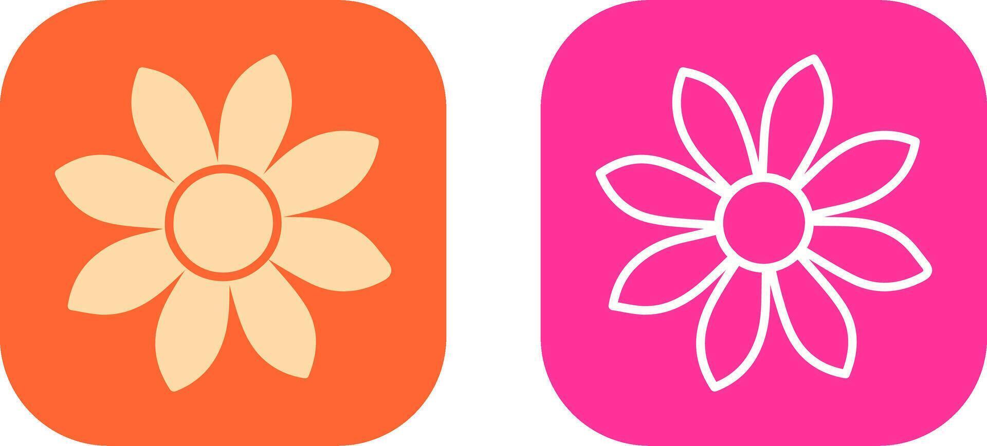 Floral Icon Design vector